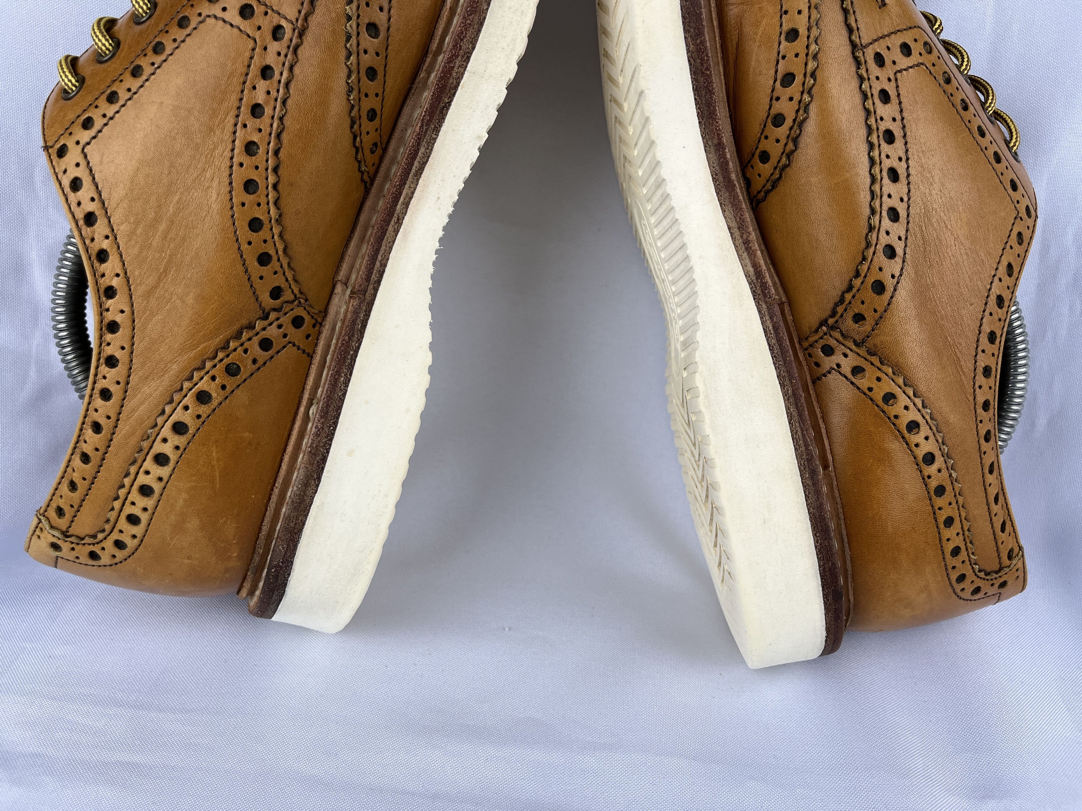 Genuine Leather × Loake Loake Hal Brogue Leather Shoes Size UK 8.5 EU 42.5 CM 27.1 Size US 8.5 / EU 41-42 - 8 Thumbnail