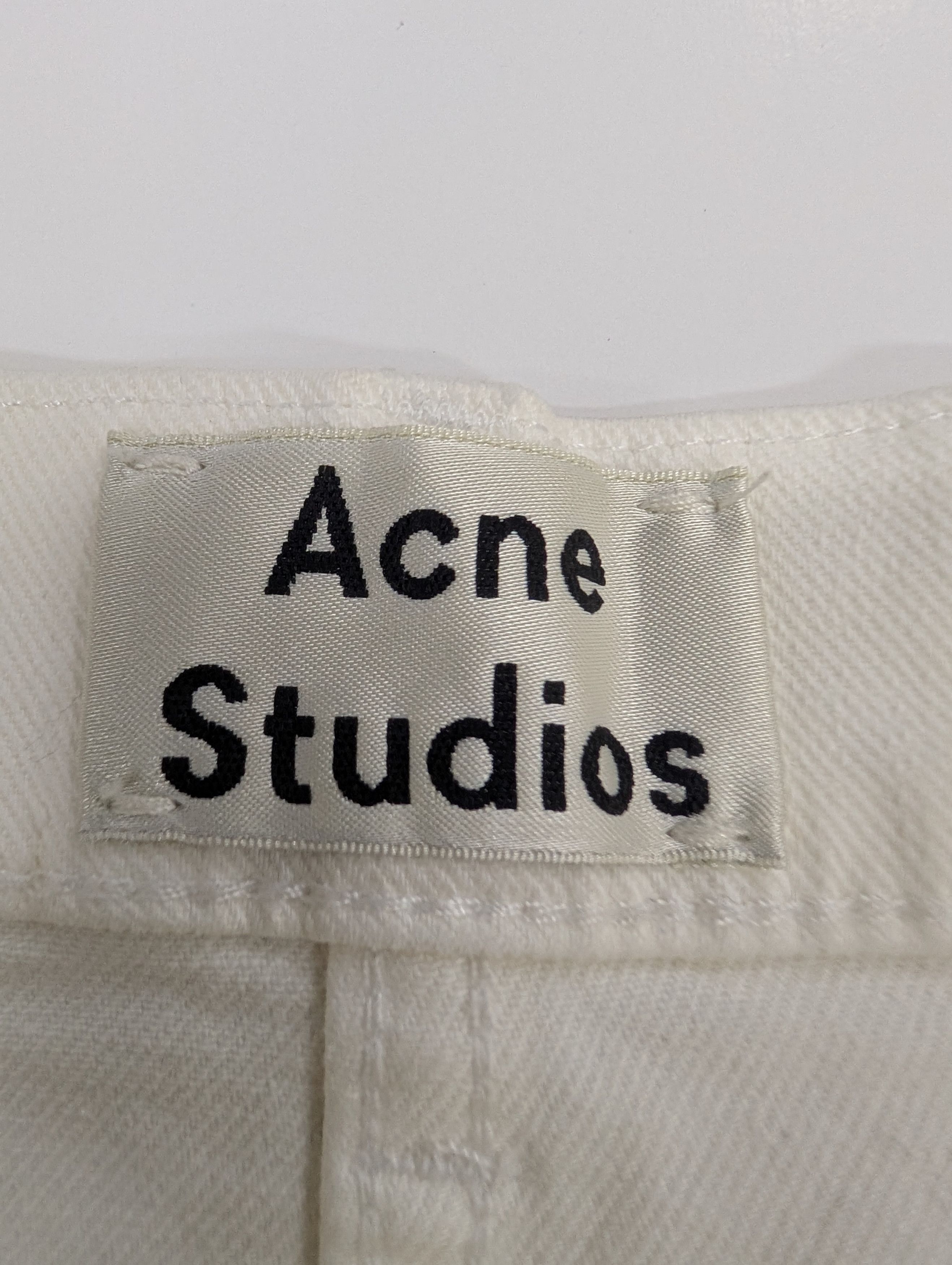 Acne Studios Straight Leg Jeans With Black Stripes On The Side Size 26" / US 2 / IT 38 - 4 Thumbnail