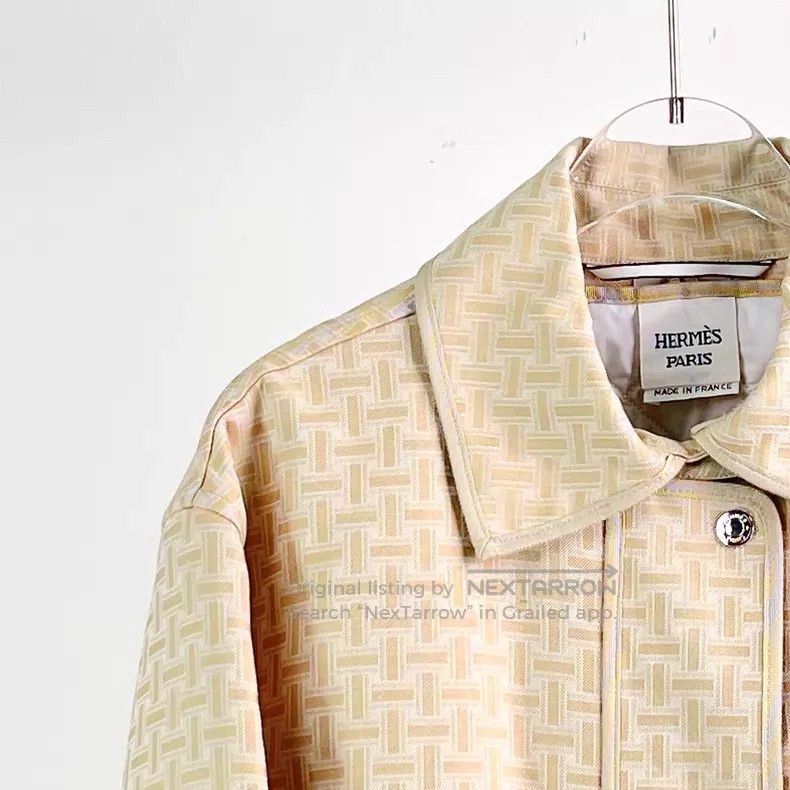 Hermes Hermes Khaki Letter H Cotton-Padded Two-Piece Jacket Size XS / US 0-2 / IT 36-38 - 6 Thumbnail