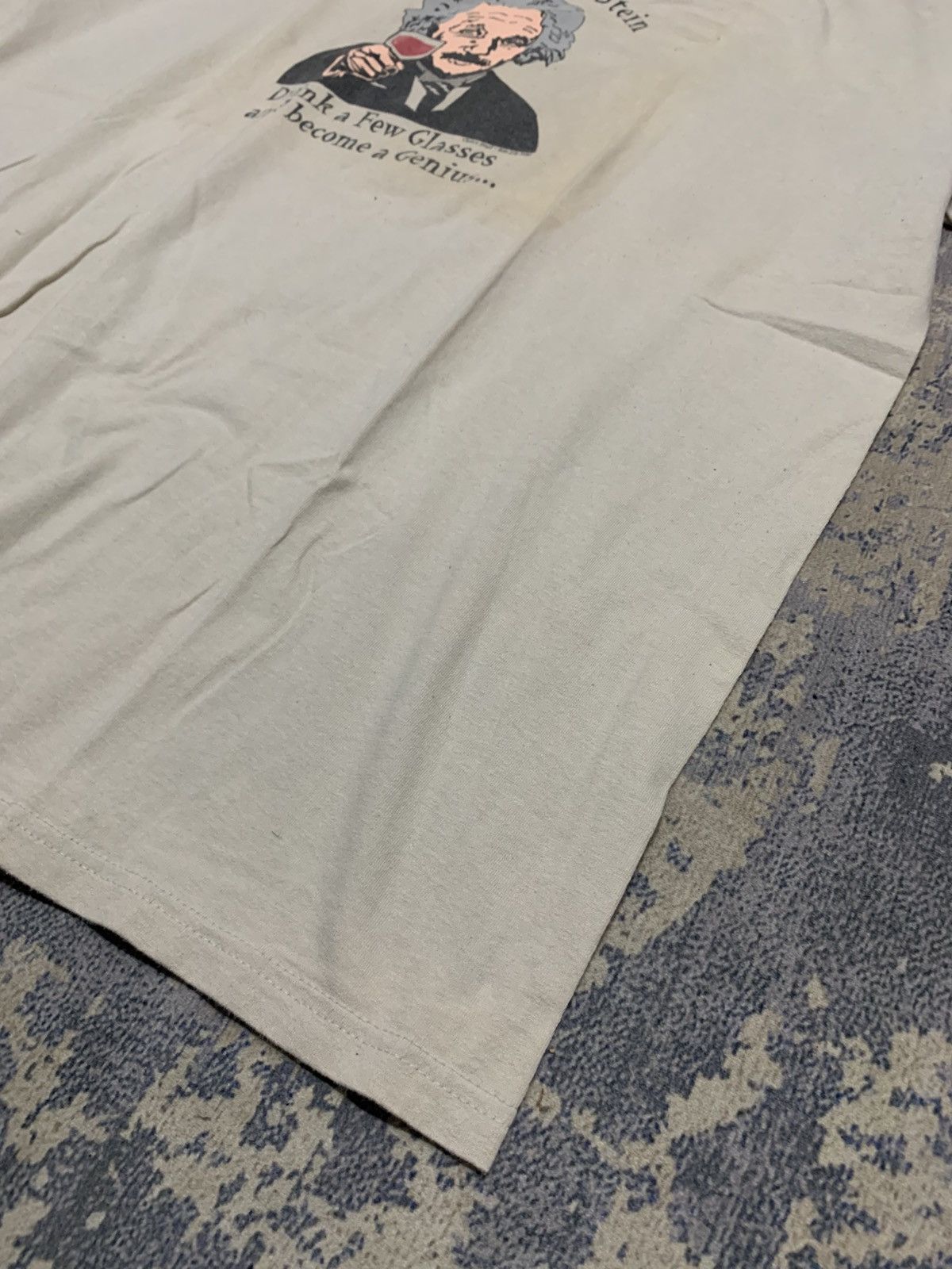 Vintage Vintage Albert Einstein Parody T Shirt XL Size US XXL / EU 58 / 5 - 5 Thumbnail