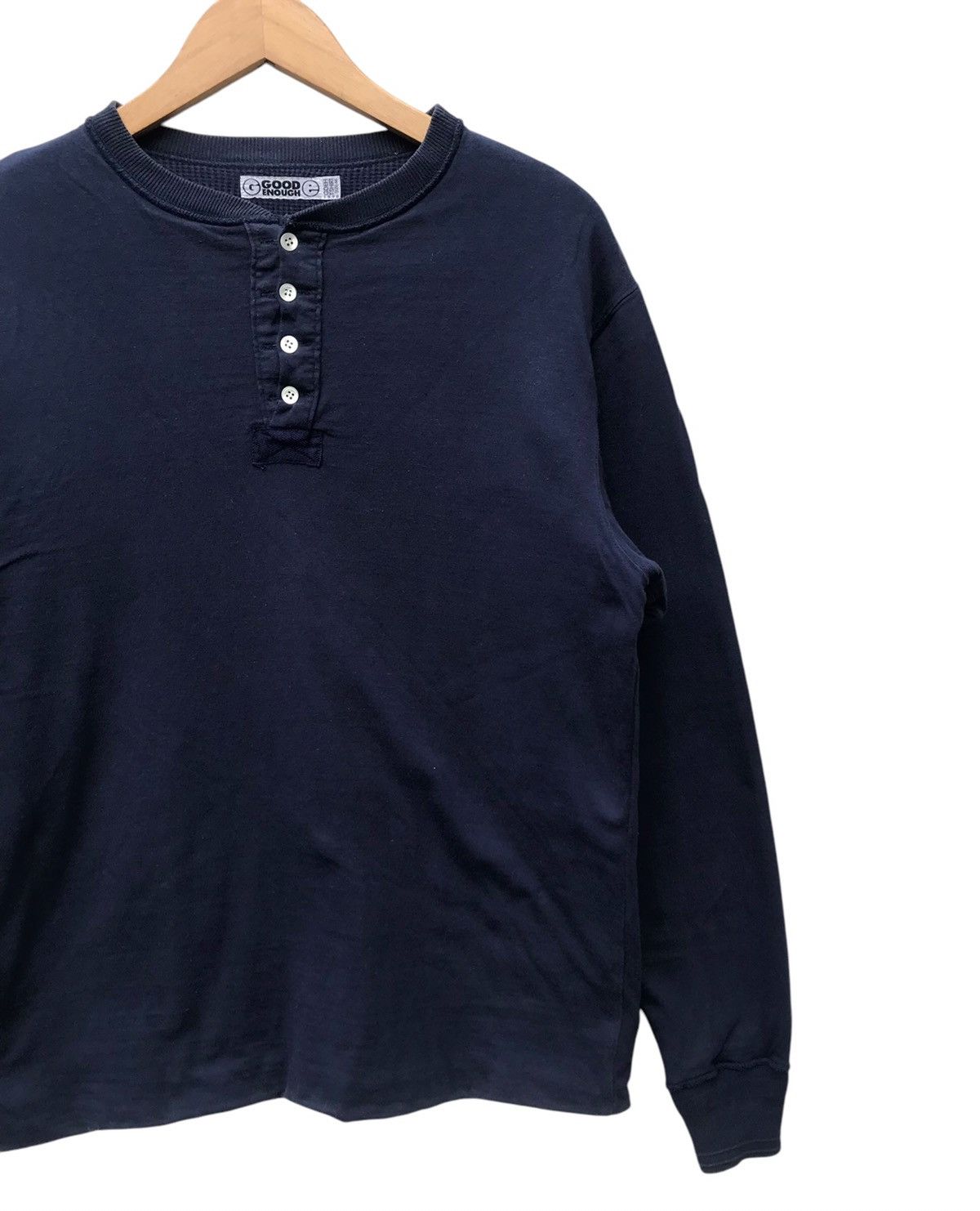 GOODENOUGH Vintage 90s Goodenough Riversible Longsleeve Faded Shirt Size US M / EU 48-50 / 2 - 2 Thumbnail