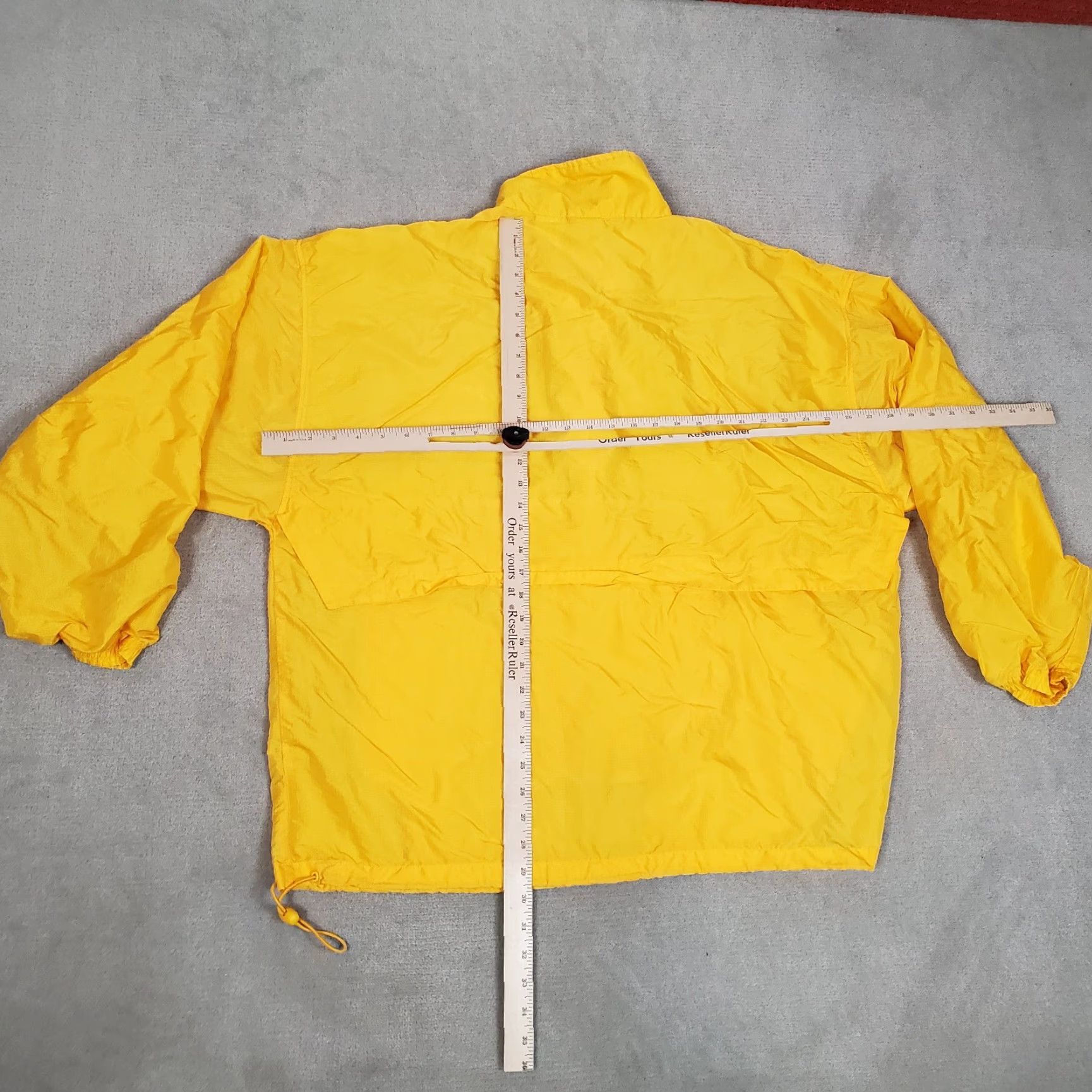 Reebok VINTAGE Reebok Jacket Mens XL Yellow Windbreaker Pullover Anorak Logo 80s 90s Spring Fall Winter Golf Size US XL / EU 56 / 4 - 7 Thumbnail