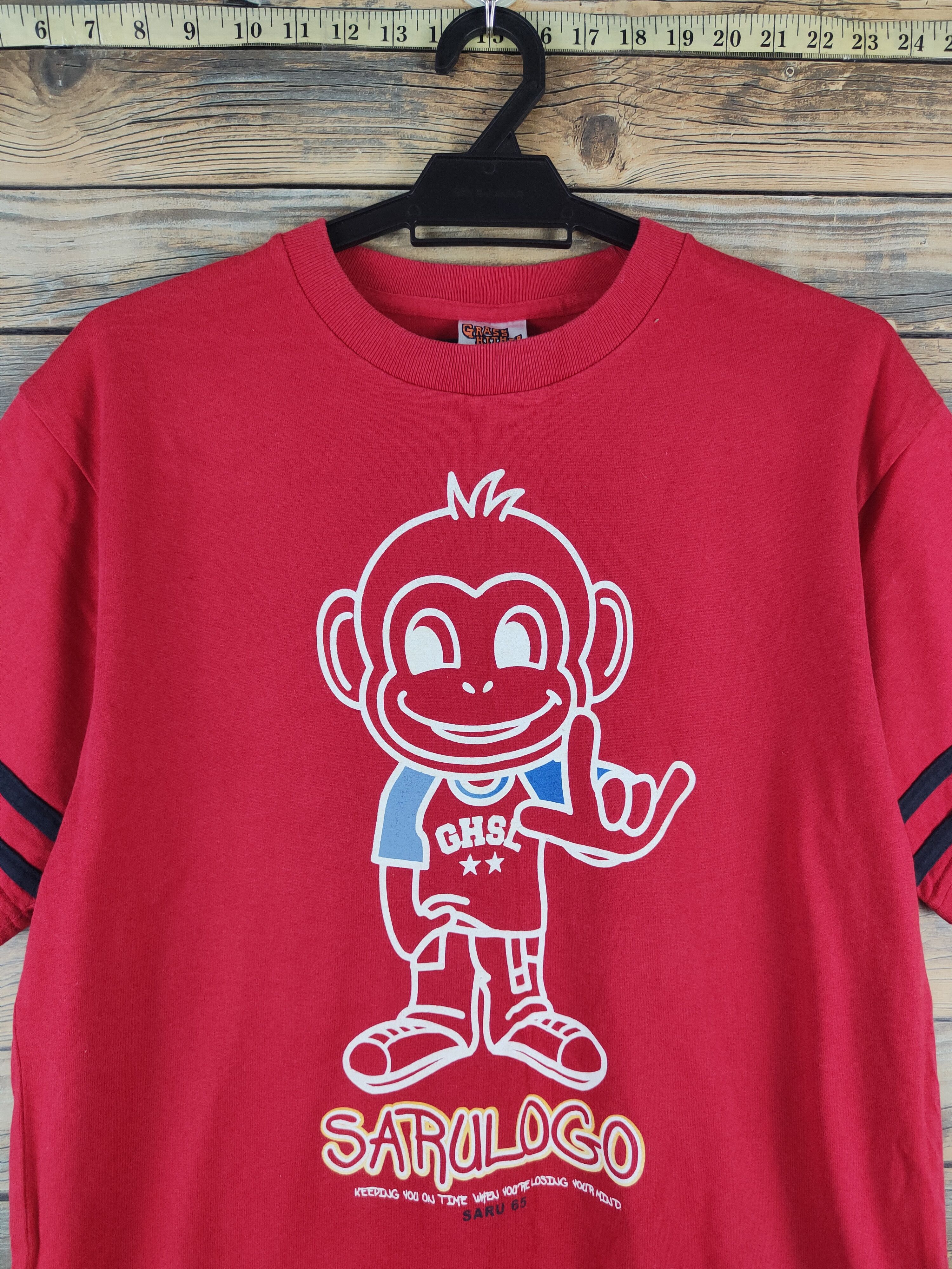 Japanese Brand DL Grass Hither Red Short Sleeve T-shirt #2767 Size US L / EU 52-54 / 3 - 2 Thumbnail