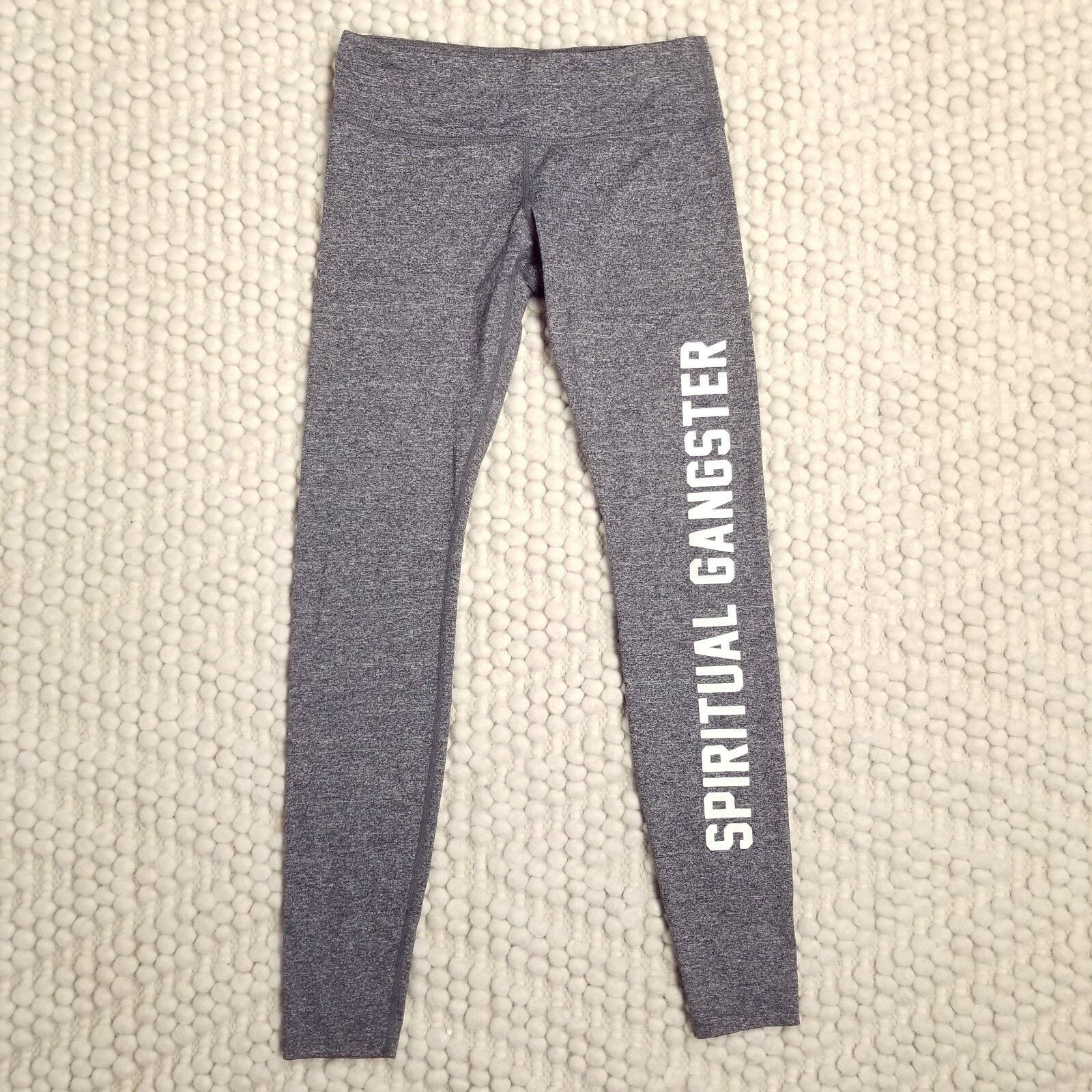 Spiritual Gangster Spiritual Gangster Collegiate Practice Legging Gray Sz S Size 27" / US 4 / IT 40 - 1 Thumbnail
