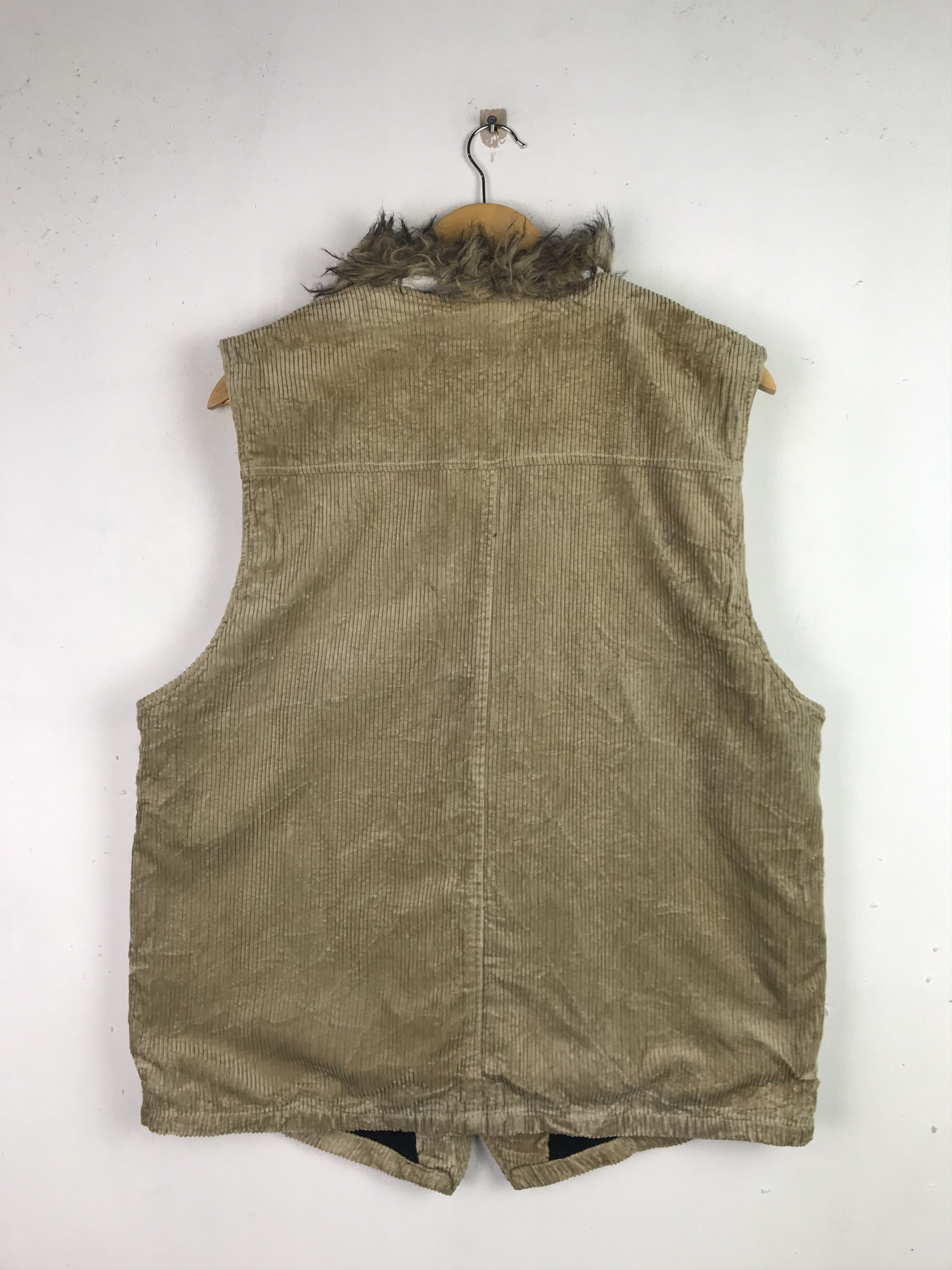If Six Was Nine × Japanese Brand 🔥Very Rare🔥Custom Mohair Corduroy Vest Punk Design Size US L / EU 52-54 / 3 - 2 Thumbnail
