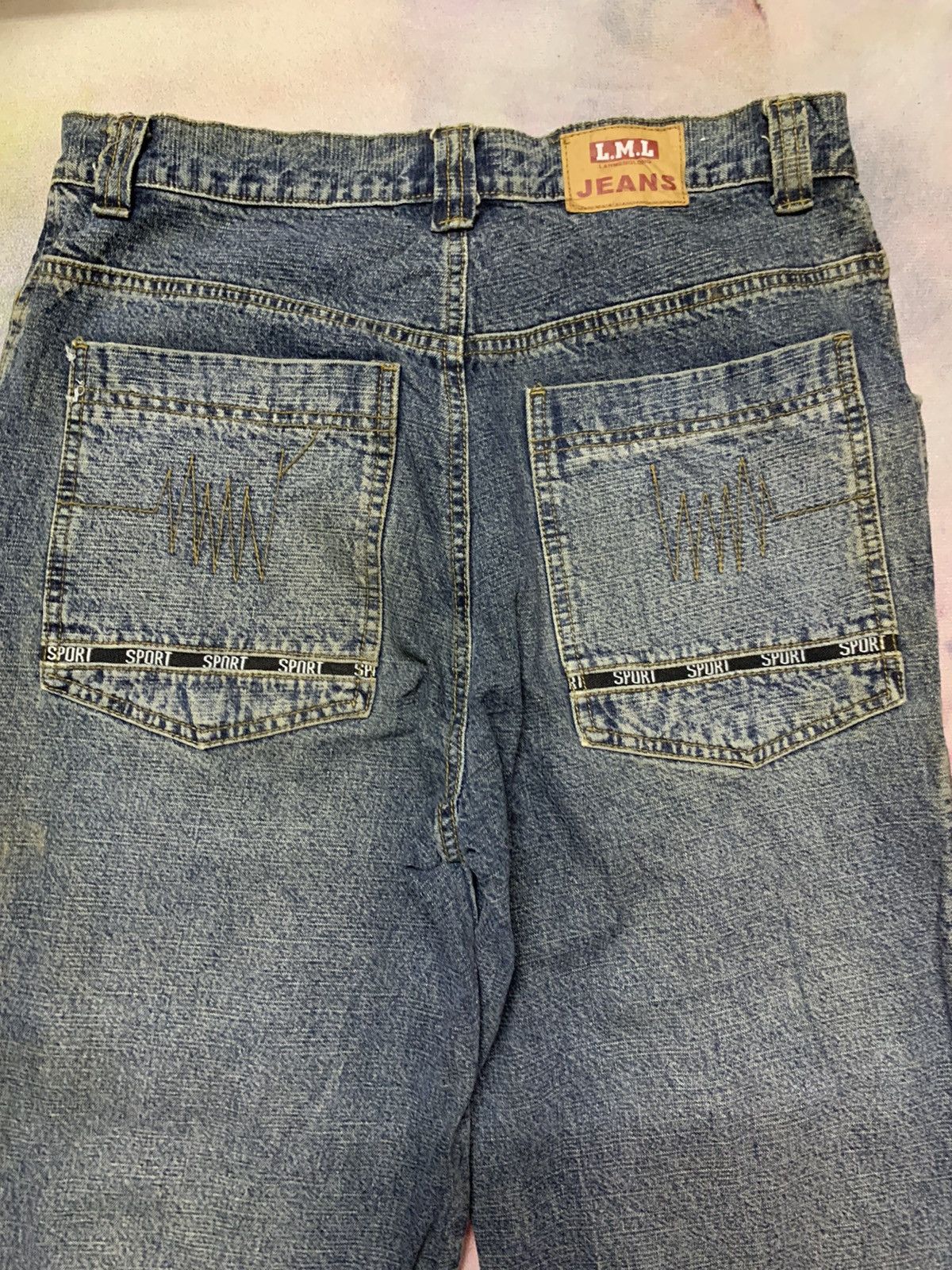 Hysteric Glamour Flare Japanese Brand LANMENGLONG Washed Denim Loose Size US 32 / EU 48 - 10 Thumbnail