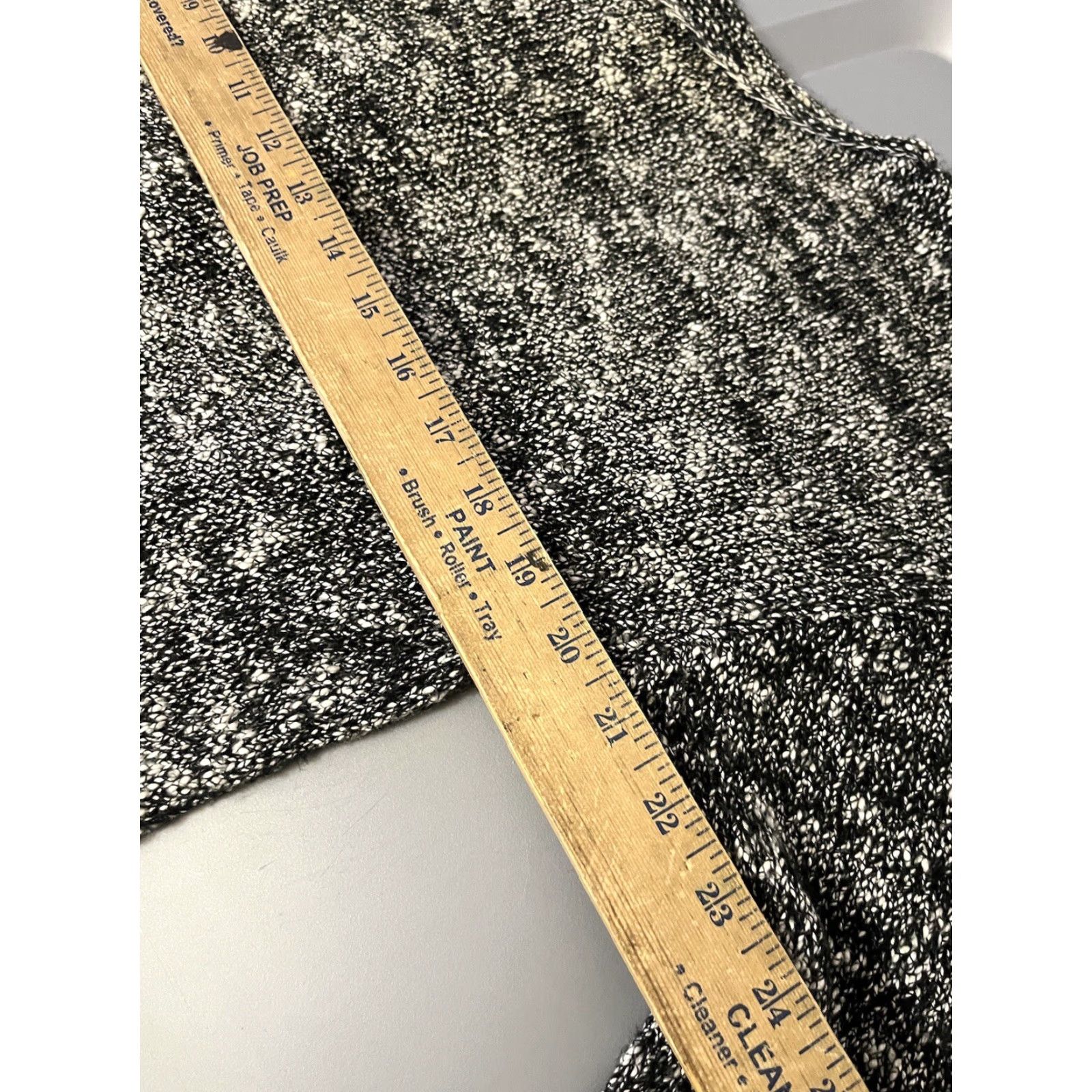 J.Crew J. Crew Womens Size Large Gray Black Marled Crewneck Pullover Sweater Boat Size L / US 10 / IT 46 - 6 Thumbnail