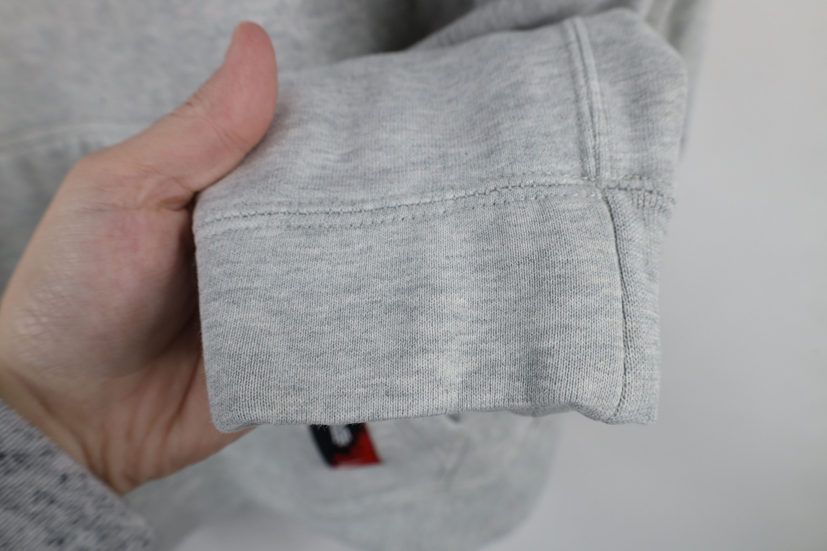 Nike × Vintage Nike Kyrie Irving Heavyweight Hoodie Sweatshirt Heather Gray Size L / US 10 / IT 46 - 9 Thumbnail