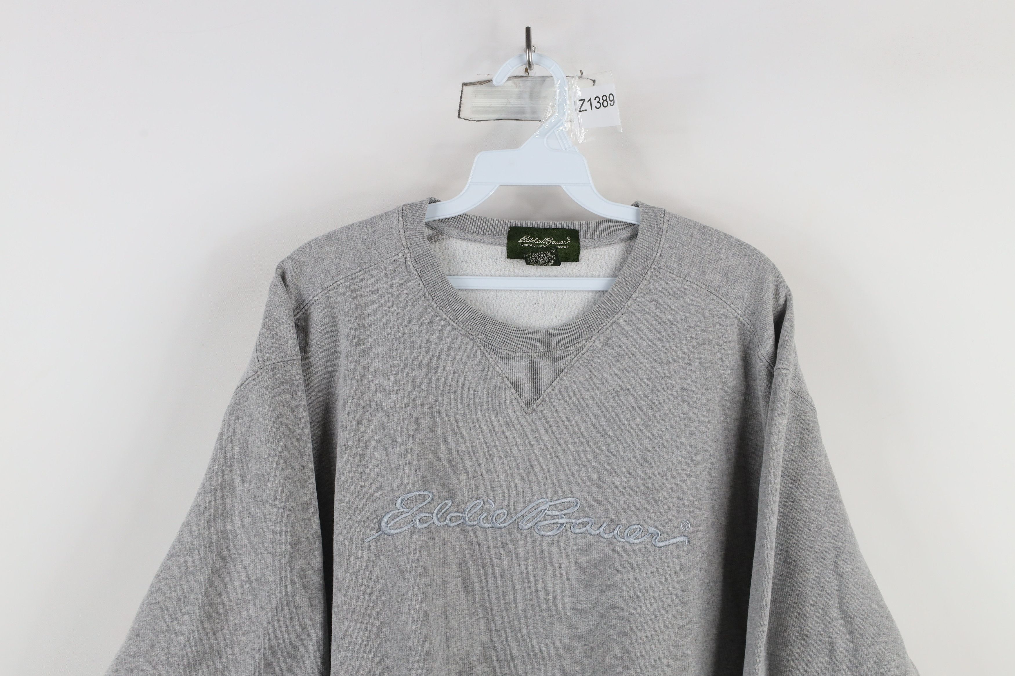 Eddie Bauer × Vintage Vintage 90s Eddie Bauer Reverse Weave Crewneck Sweatshirt Size US L / EU 52-54 / 3 - 2 Thumbnail