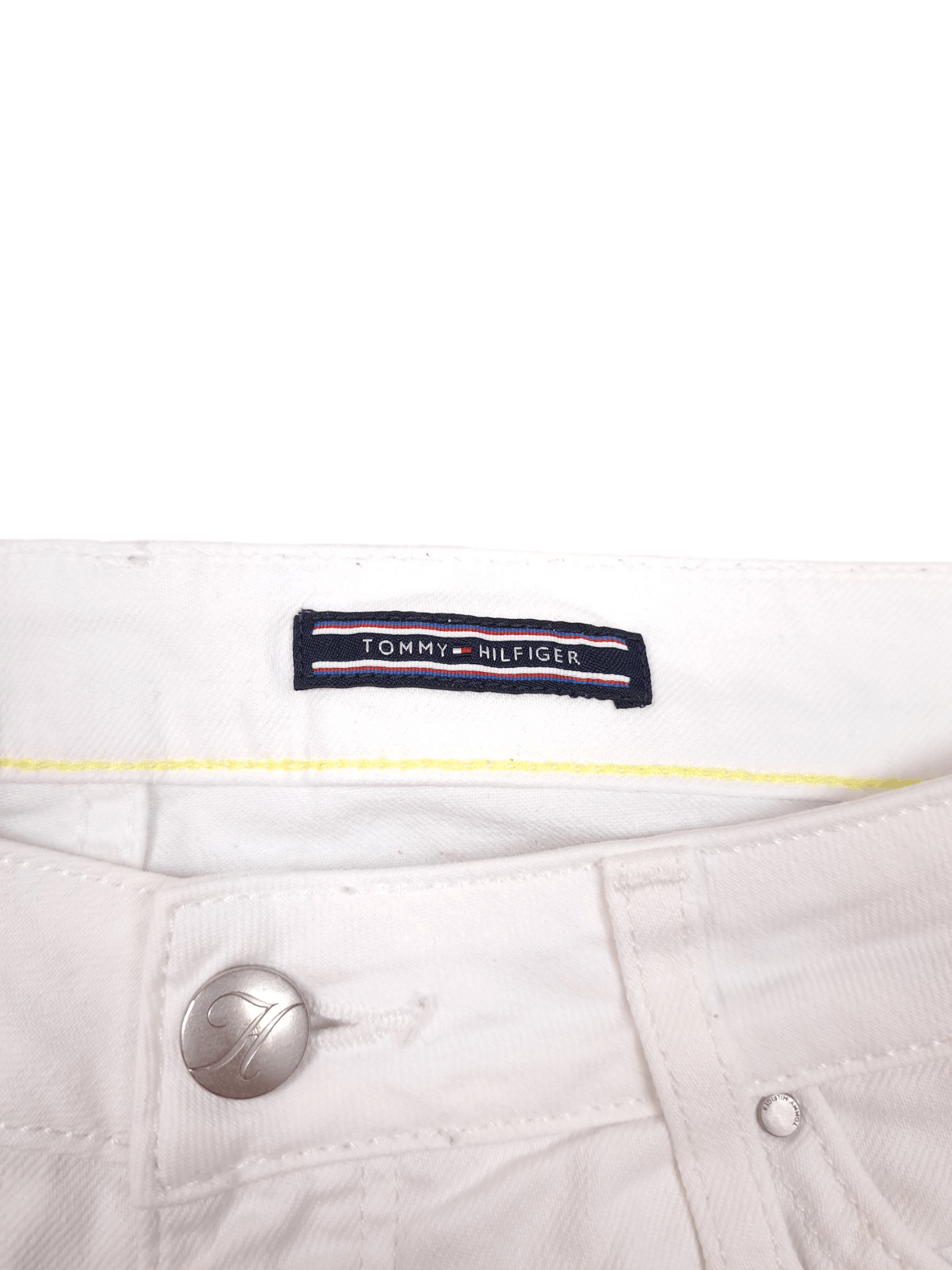 Tommy Hilfiger × Vintage 💎 Vintage Tommy Hilfiger White 30/32 Regular Fit Pants Size US 30 / EU 46 - 4 Thumbnail