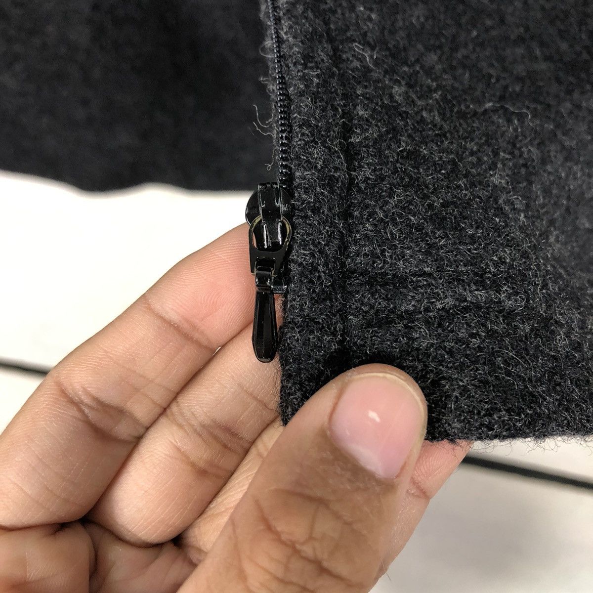 Vintage 📌Vintage Wool Zipper Cropped Jacket Valentino Size US M / EU 48-50 / 2 - 17 Thumbnail