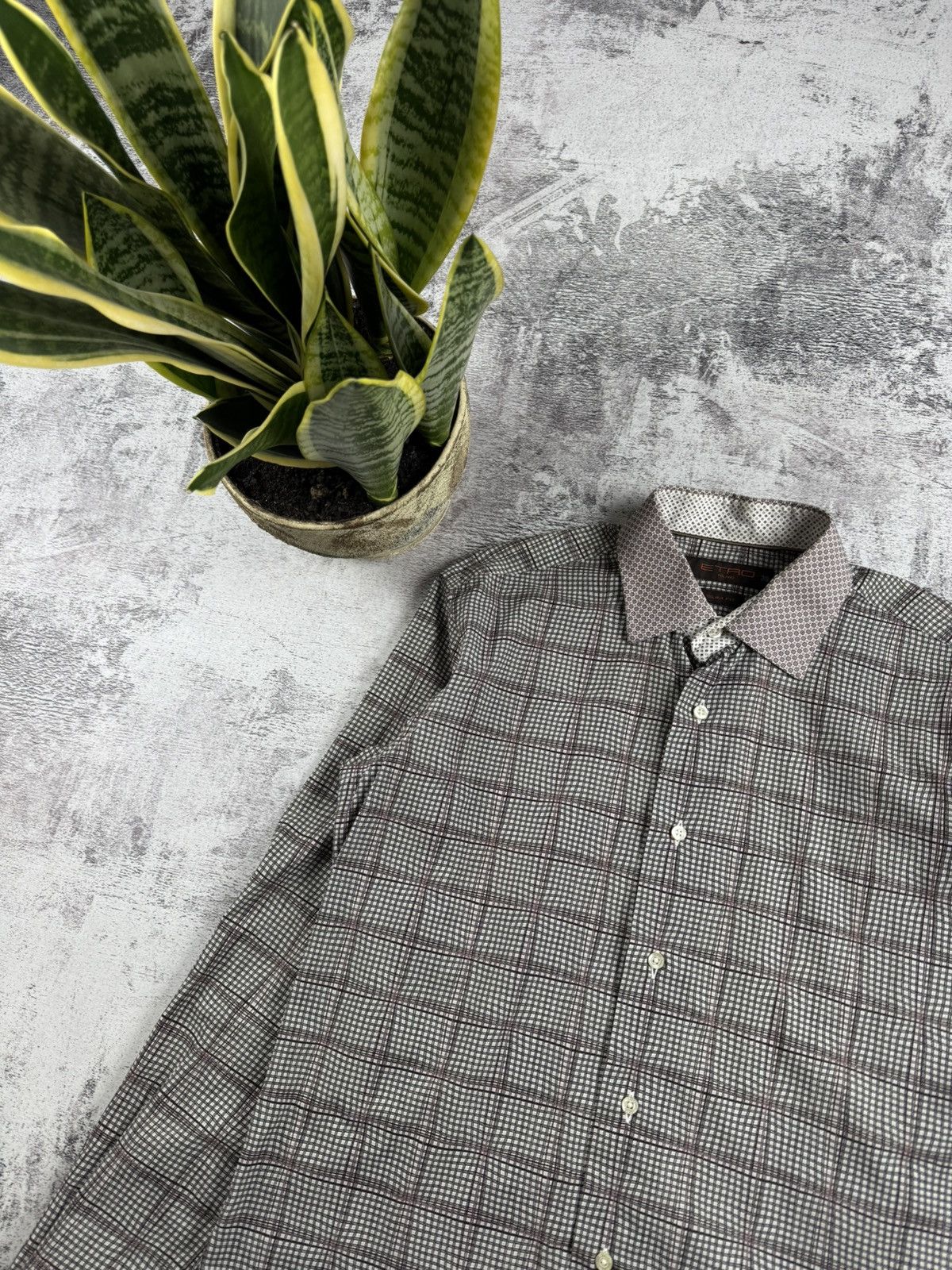 Etro Etro Milano 39 IT Full Monogram Button Classic Shirt Size US M / EU 48-50 / 2 - 6 Thumbnail