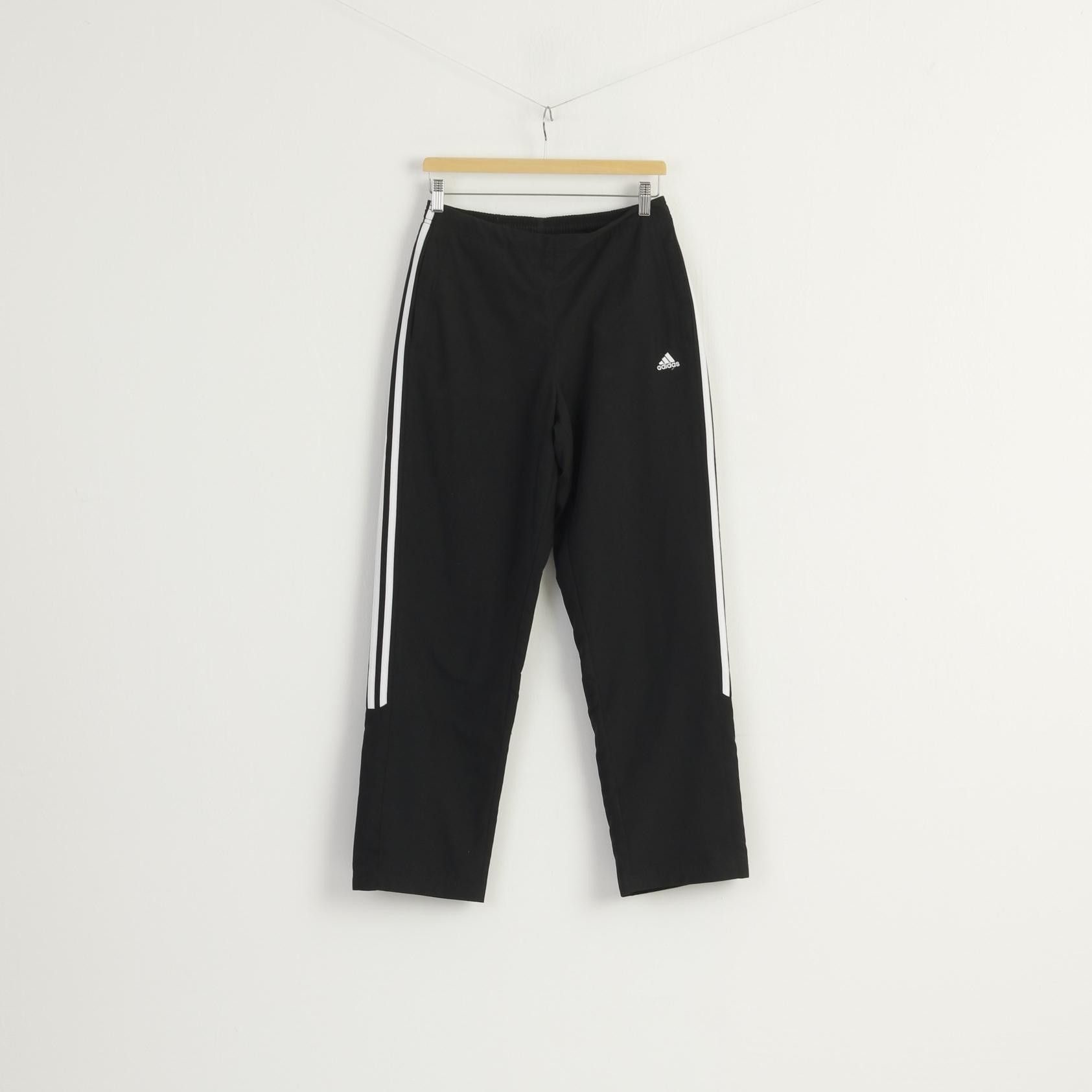 Adidas Adidas Women 12 M Sweatpants Black Vintage 9578 Size 34" / US 12 / IT 48 - 2 Thumbnail