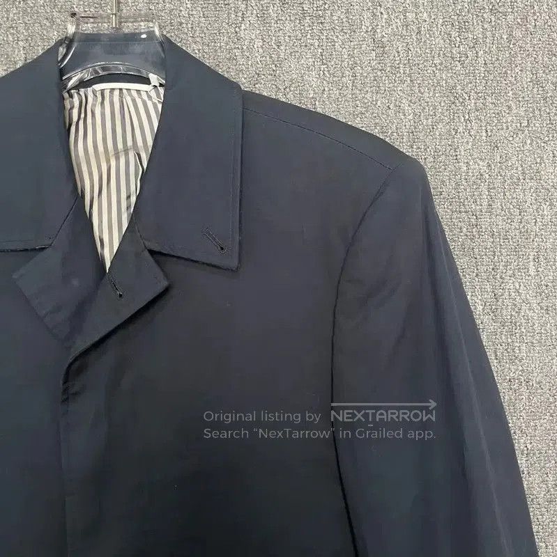 Thom Browne Thom Browne Men's Navy Cotton Overcoat . Size US S / EU 44-46 / 1 - 3 Thumbnail