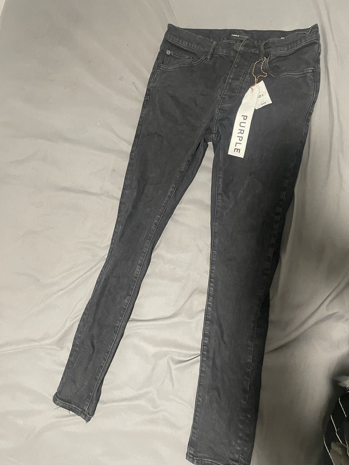 Purple Brand Purple Brand P001 Black Skinny Jeans Size US 30 / EU 46 - 3 Thumbnail