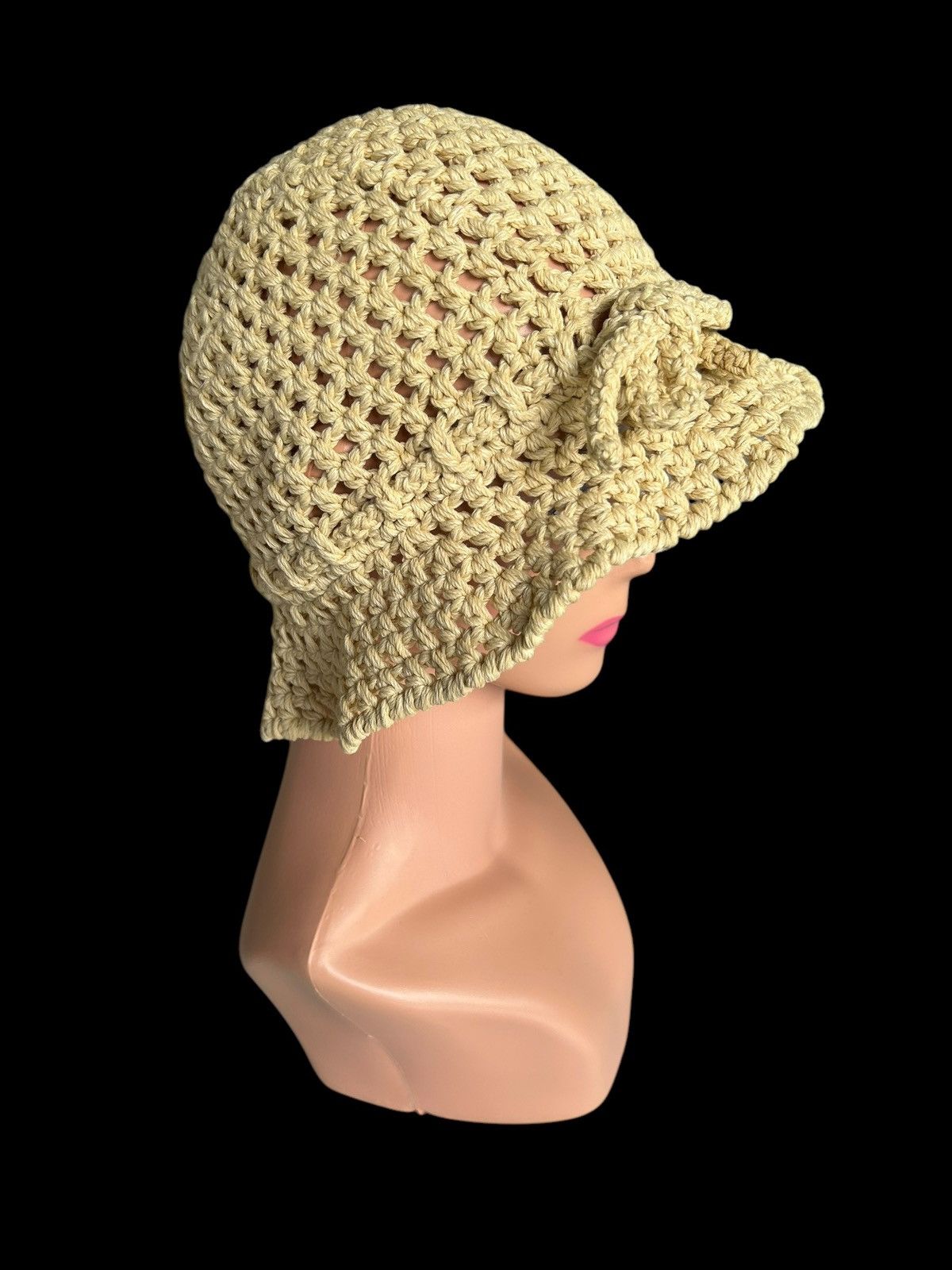 Japanese Brand × Kapital × Vintage Crochet Knitted Handmade Bucket Hats Size ONE SIZE - 2 Thumbnail