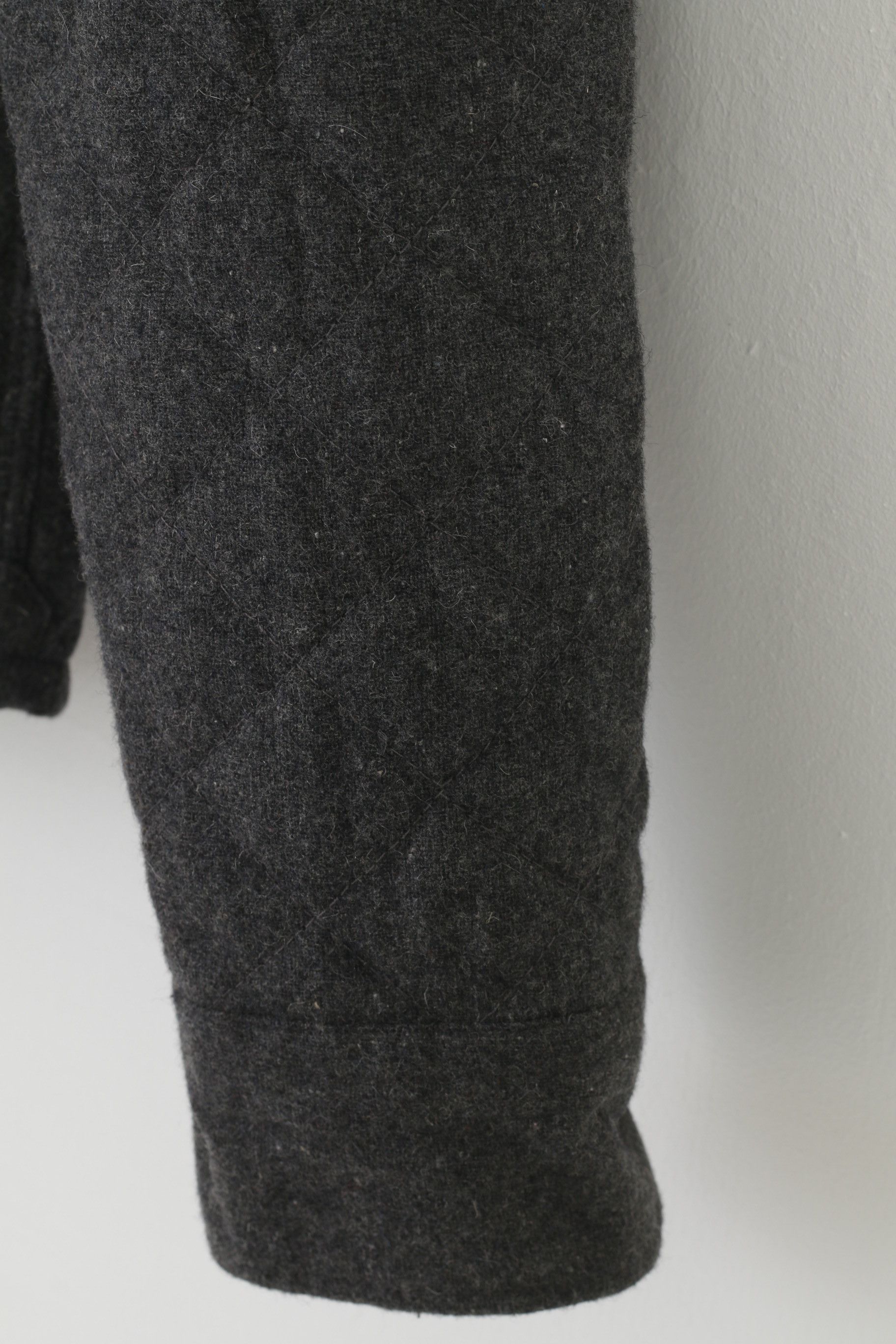 Allsaints Allsaints Men S Jacket Charcoal Snap Bottoms Padded 0347 Size US S / EU 44-46 / 1 - 4 Thumbnail