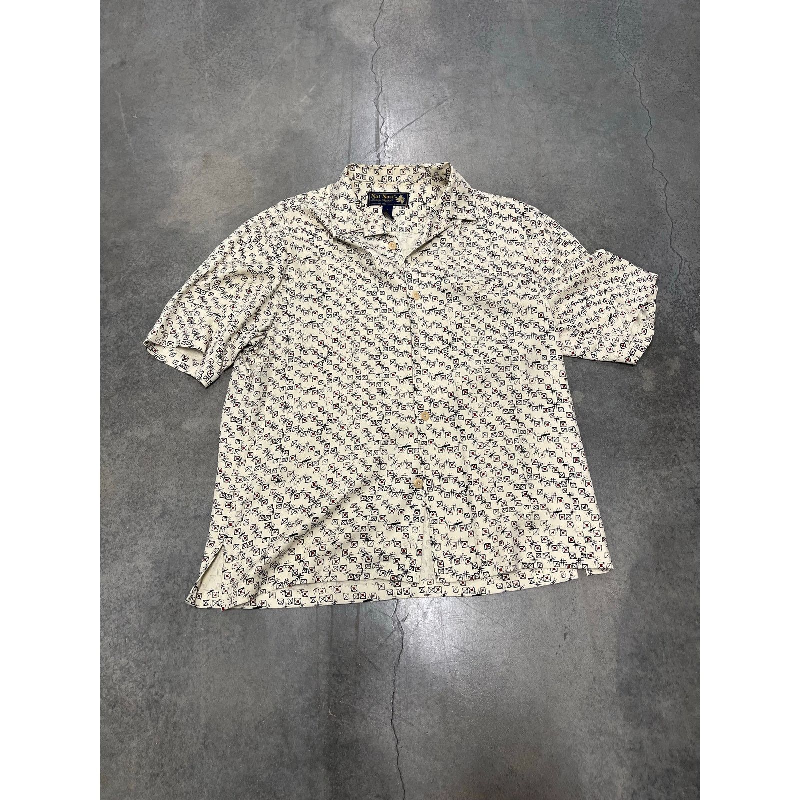 Nat Nast Nat Nast 100 percent silk patterned luxury shirt men’s Size US M / EU 48-50 / 2 - 1 Thumbnail