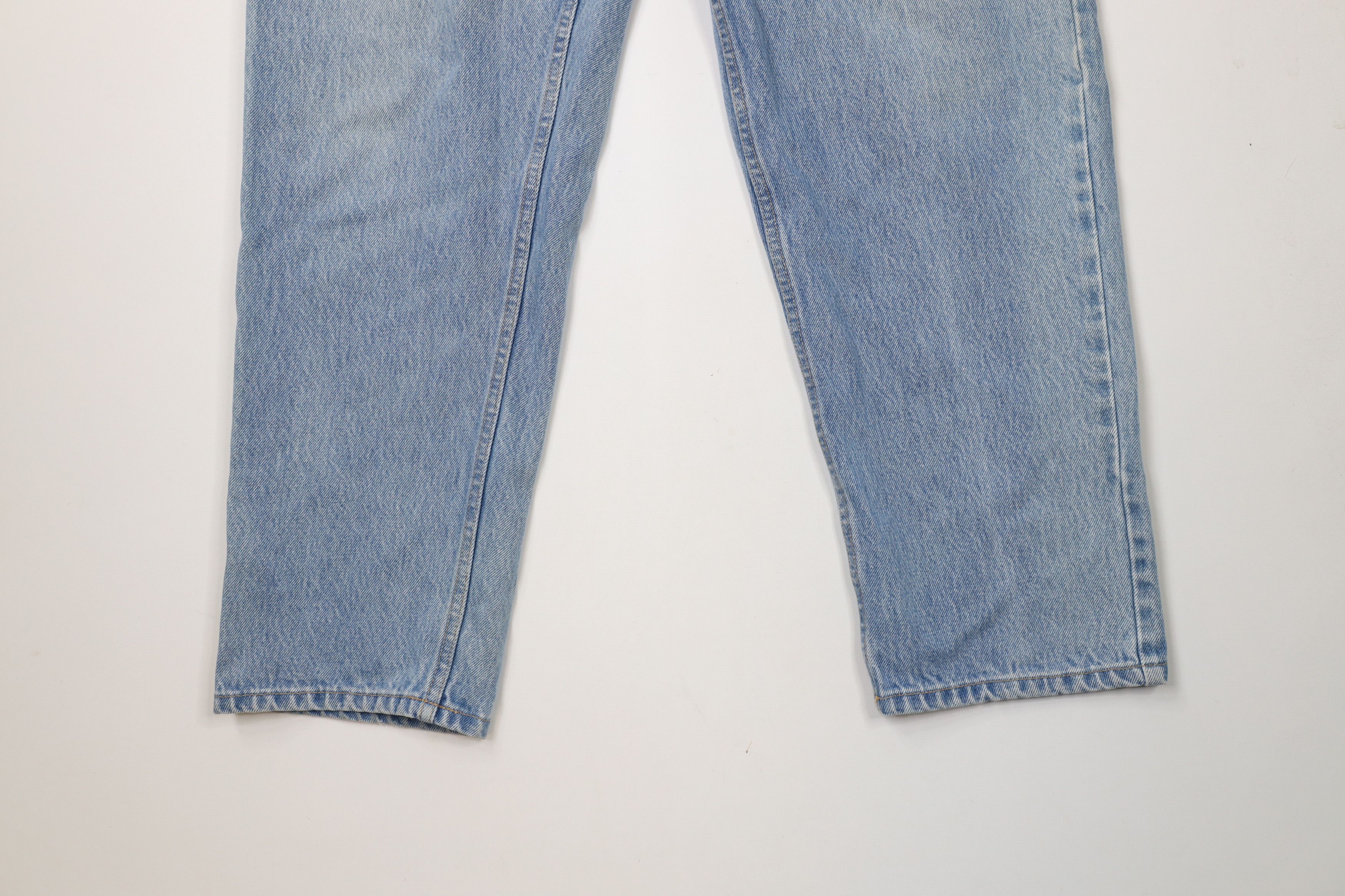 Lands' End × Vintage Vintage 90s Lands End Relaxed Tapered Leg Denim Jeans Blue Size US 36 / EU 52 - 4 Thumbnail