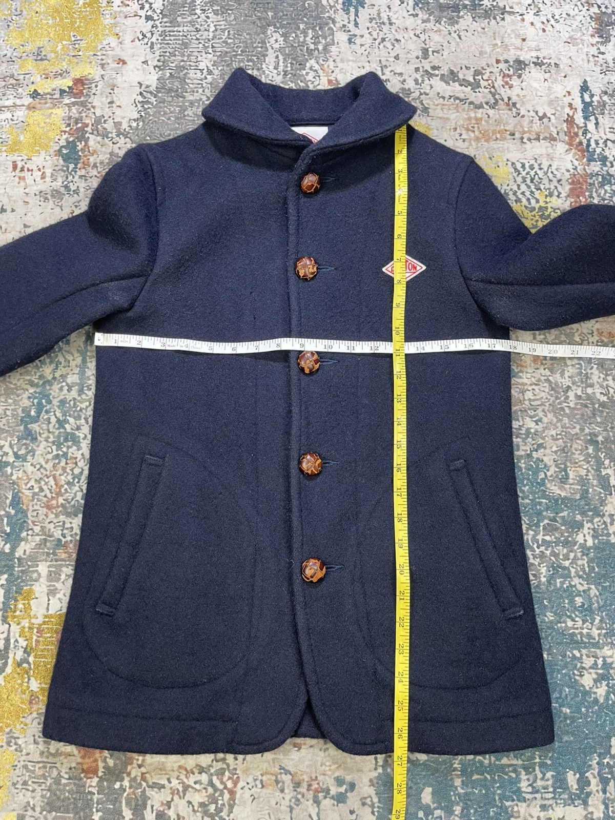 Danton Danton Shawl Collar Navy Wool Jacket Size US XS / EU 42 / 0 - 10 Thumbnail