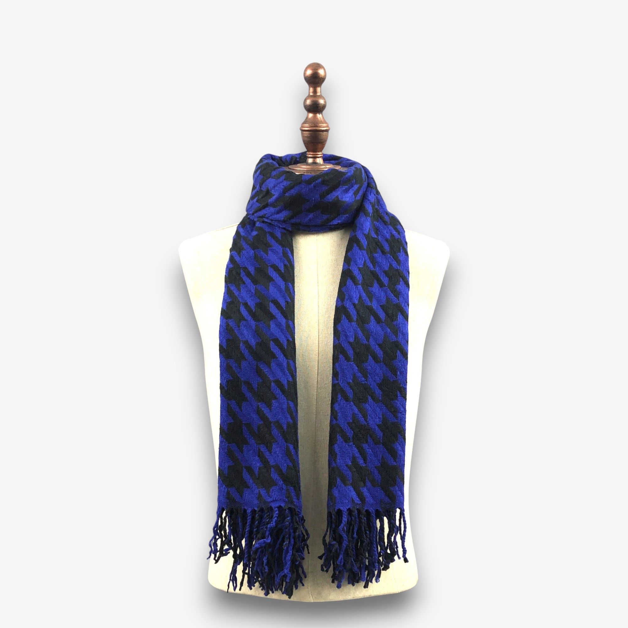Vintage Vintage Juriano Jurrie Scarf Houndstooth Wool Scarves. Size ONE SIZE - 1 Thumbnail