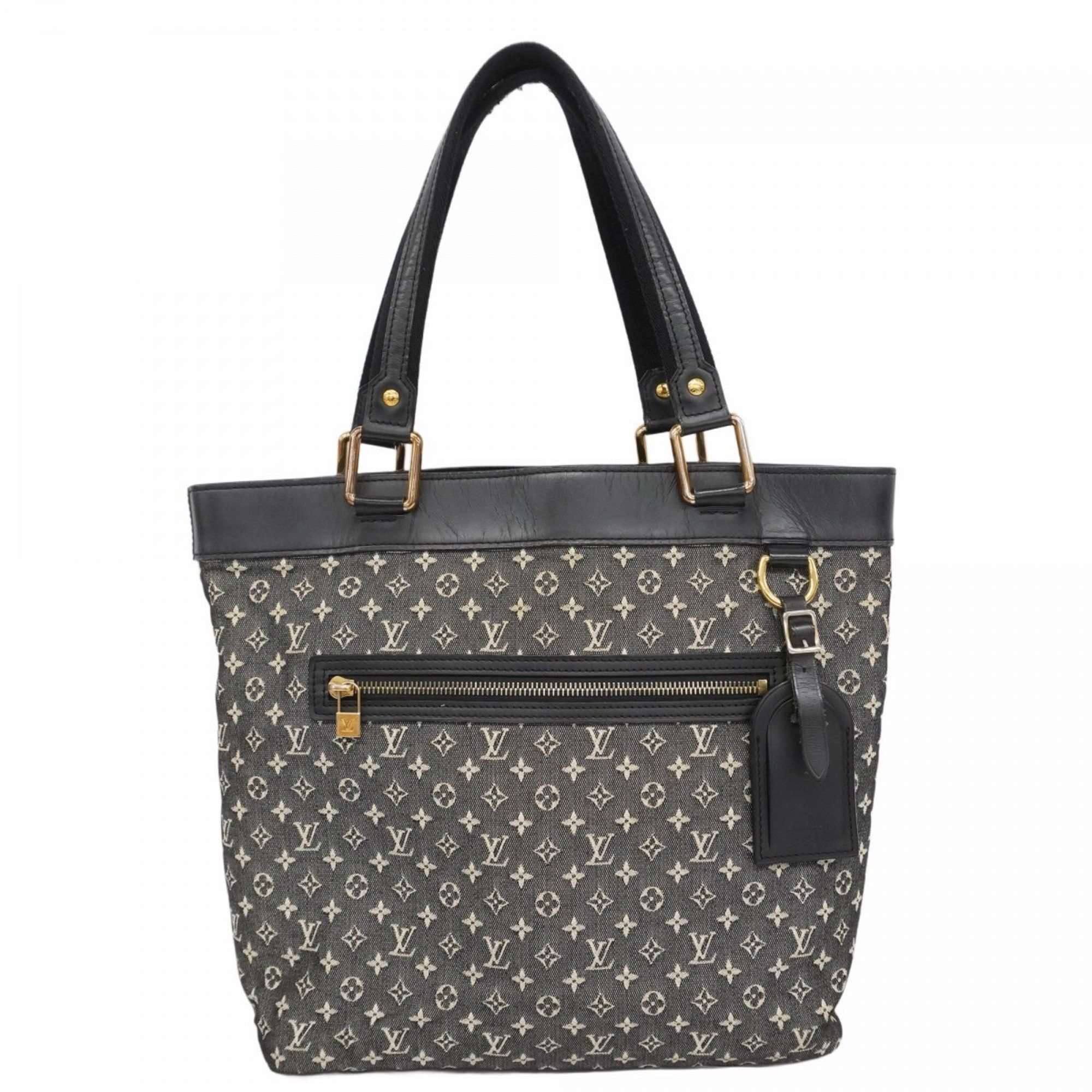 Louis Vuitton Tote Bag Monogram Mini Lucille Gm M92609 Noir Ladies, Women's
