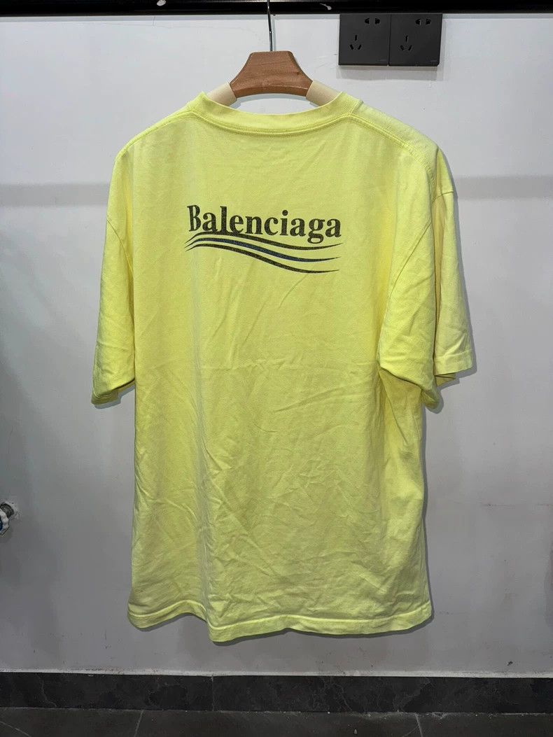 Balenciaga Balenciaga Coke Wave Apple Green Short Sleeve T-Shirt Size US S / EU 44-46 / 1 - 2 Thumbnail