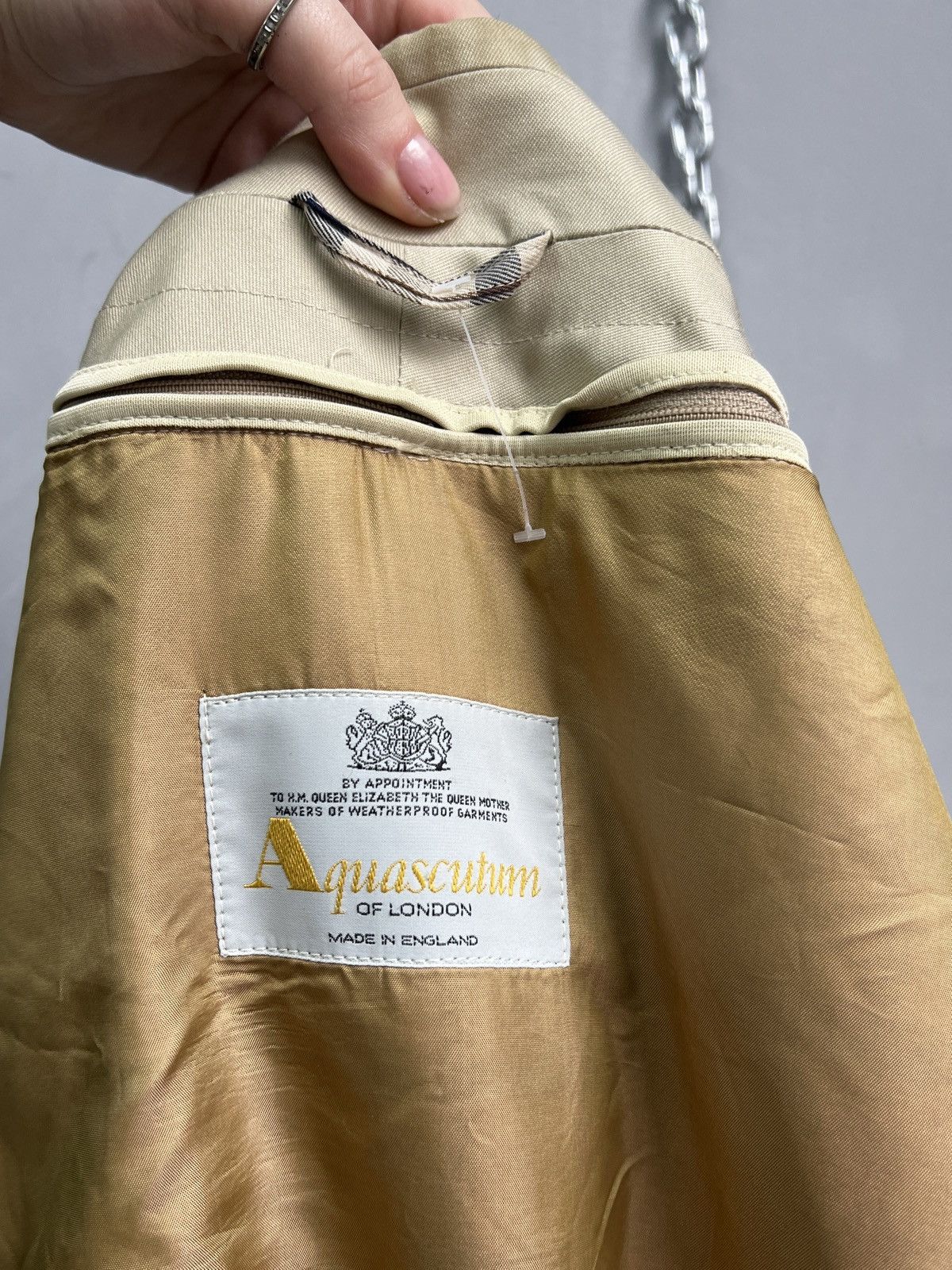 Aquascutum Aquascutum classic London Jacket Beige Vintage Coat Size US M / EU 48-50 / 2 - 14 Thumbnail