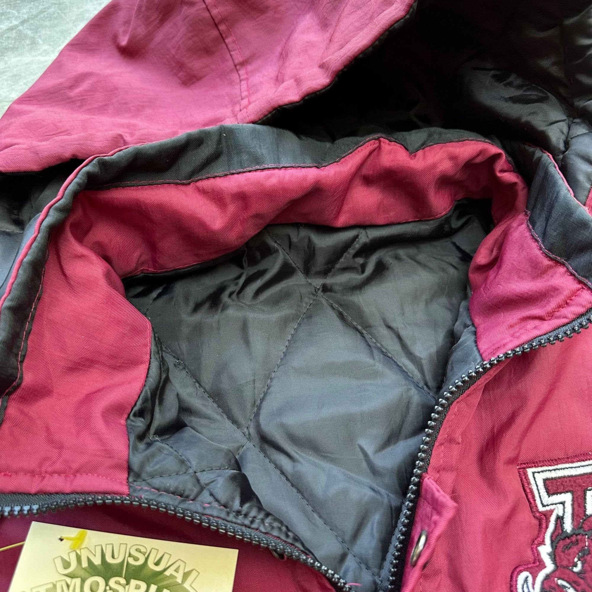 Vintage Vintage Starter Arkansas Razorbacks Puffer Jacket Size US L / EU 52-54 / 3 - 4 Thumbnail