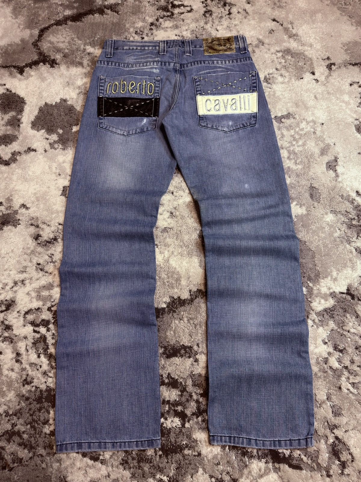 Roberto Cavalli Archive Roberto Cavalli Disstresed Y2K Jeans Dolce Hedi Raf Size US 32 / EU 48 - 2 Thumbnail