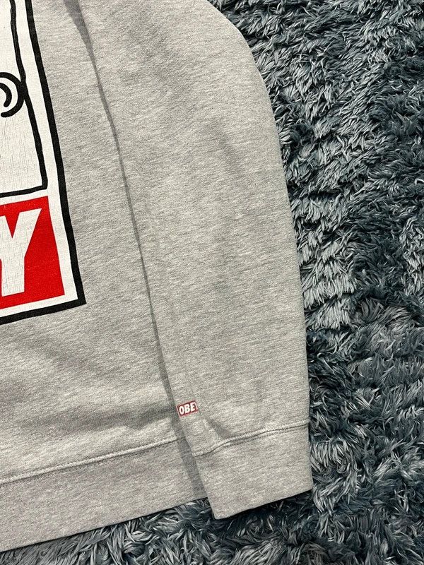 Obey Obey x Keith Haring 2012 Grey Crewneck Size US L / EU 52-54 / 3 - 12 Thumbnail
