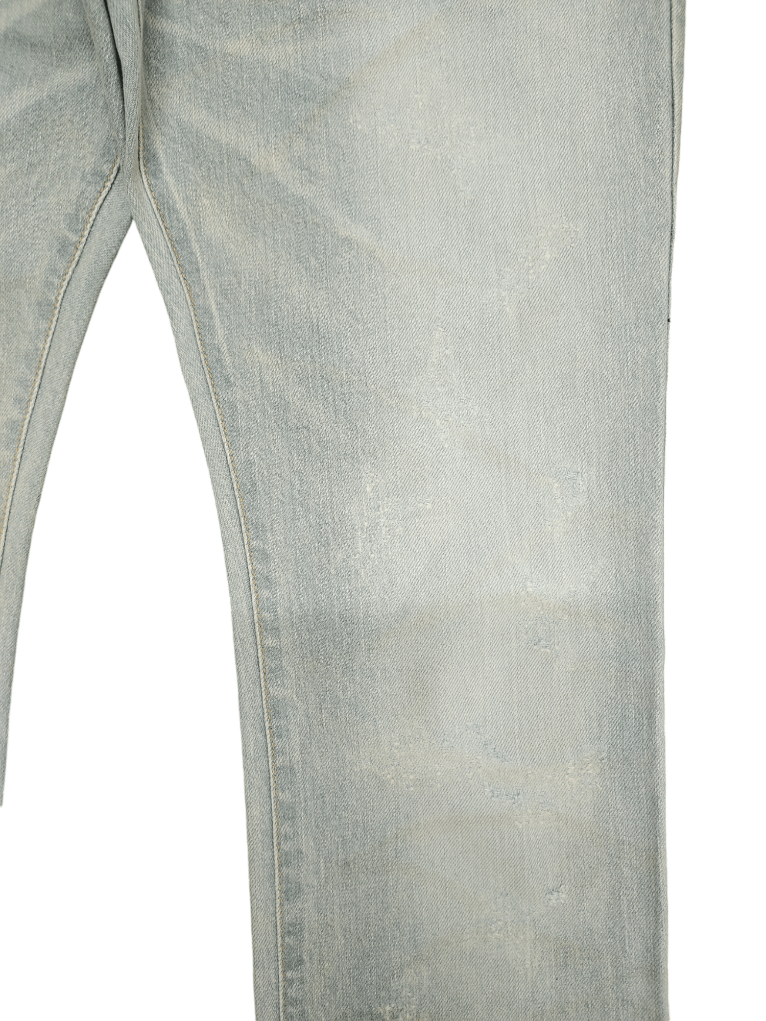 Tornado Mart Slim Flare Tornado Mart Clawmark Faded Denim Bootcut Y2k Size US 35 - 6 Thumbnail