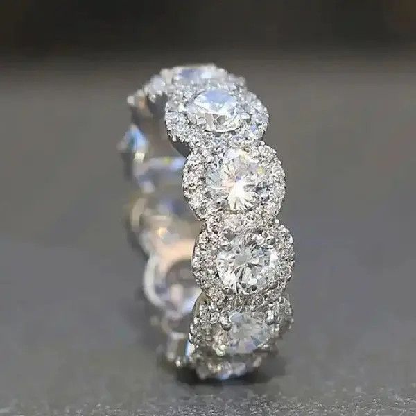Jewelry Sparkling Cubic Zirconia Ring ( Size 6 to 10 ) Size ONE SIZE - 2 Thumbnail