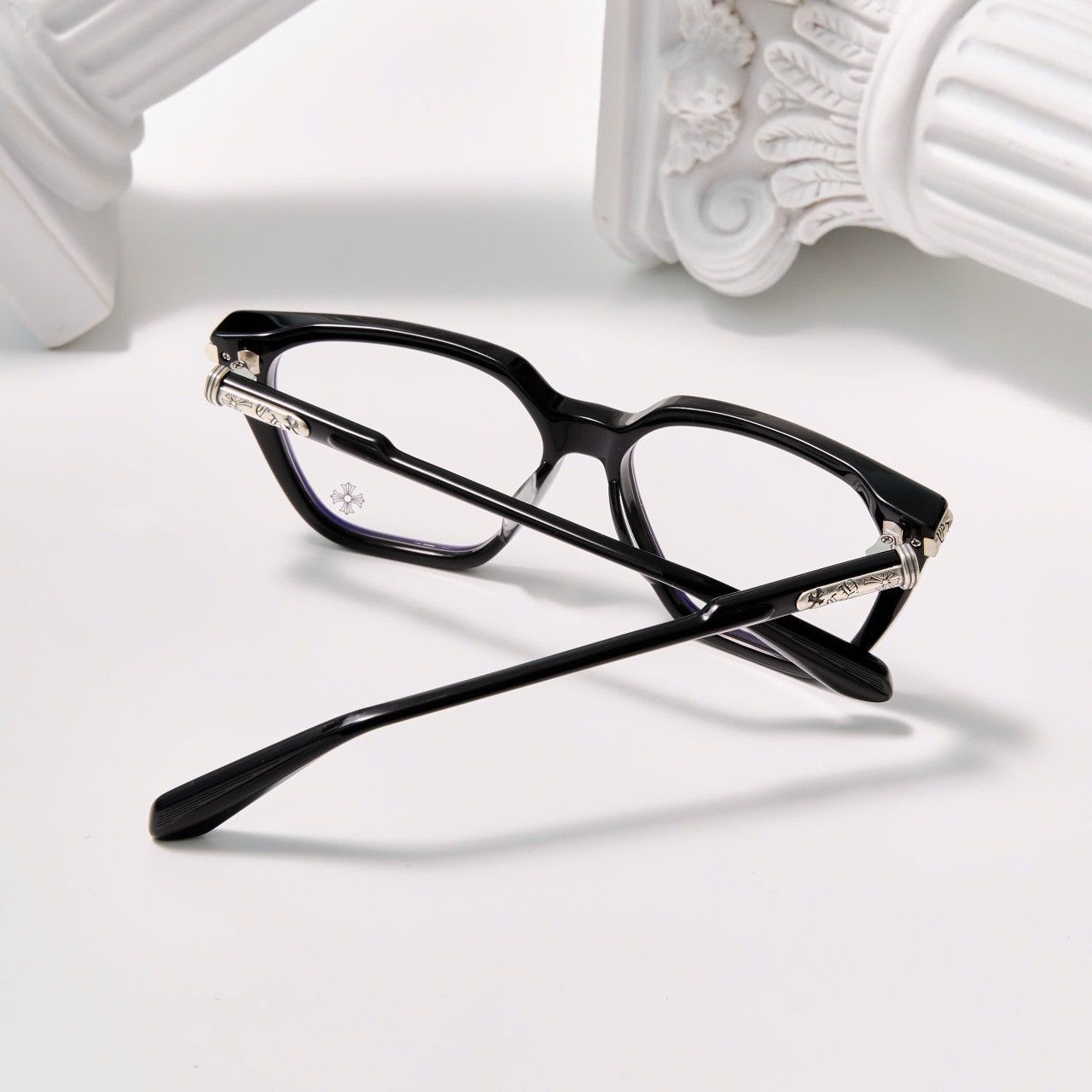 Chrome Hearts CHROME HEARTS STIFFILIS BLACK GLASSES Size ONE SIZE - 6 Thumbnail