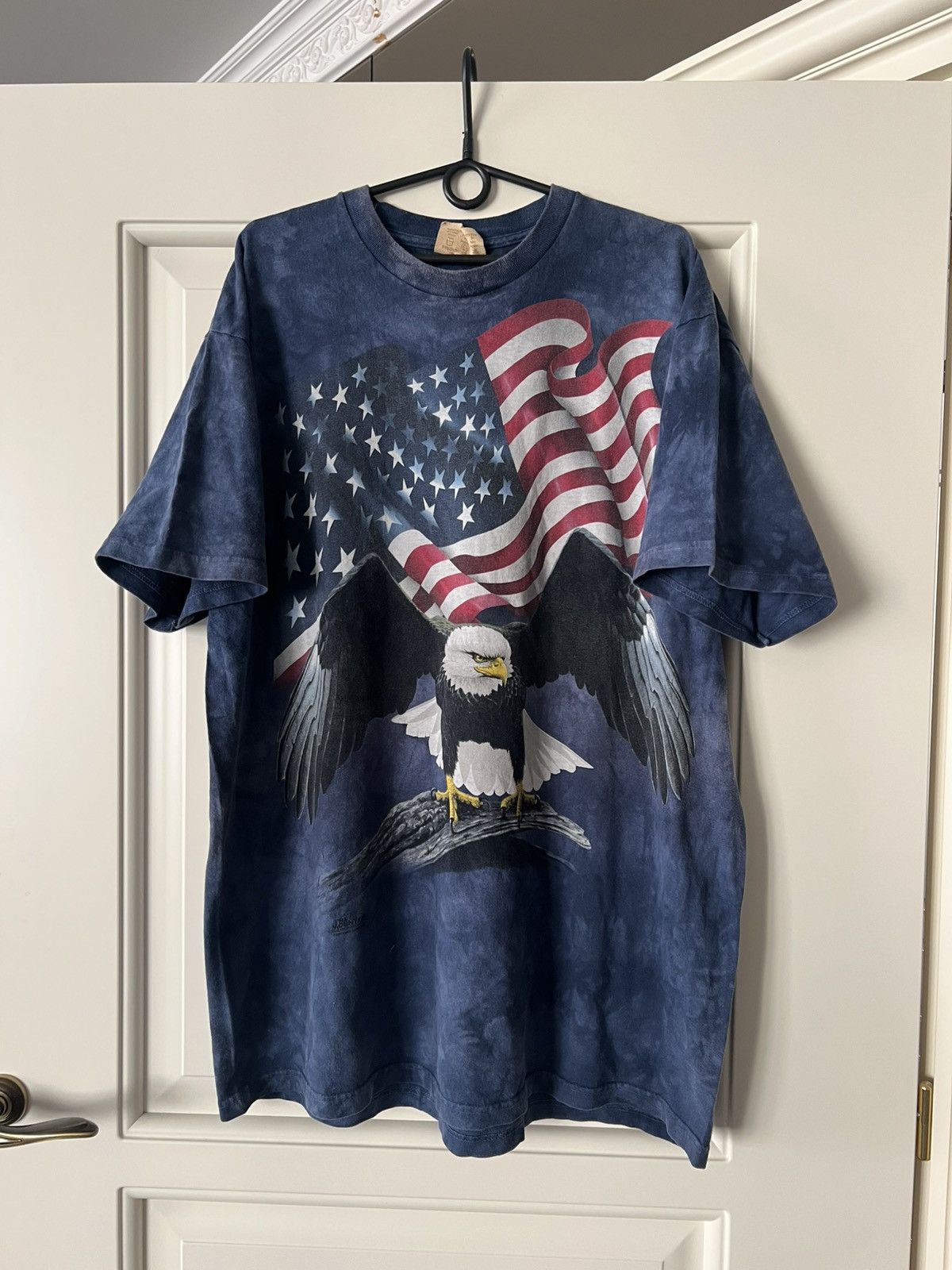 The Mountain Vintage The Mountain USA Eagle American Flag T-Shirt Size US XXL / EU 58 / 5 - 1 Thumbnail