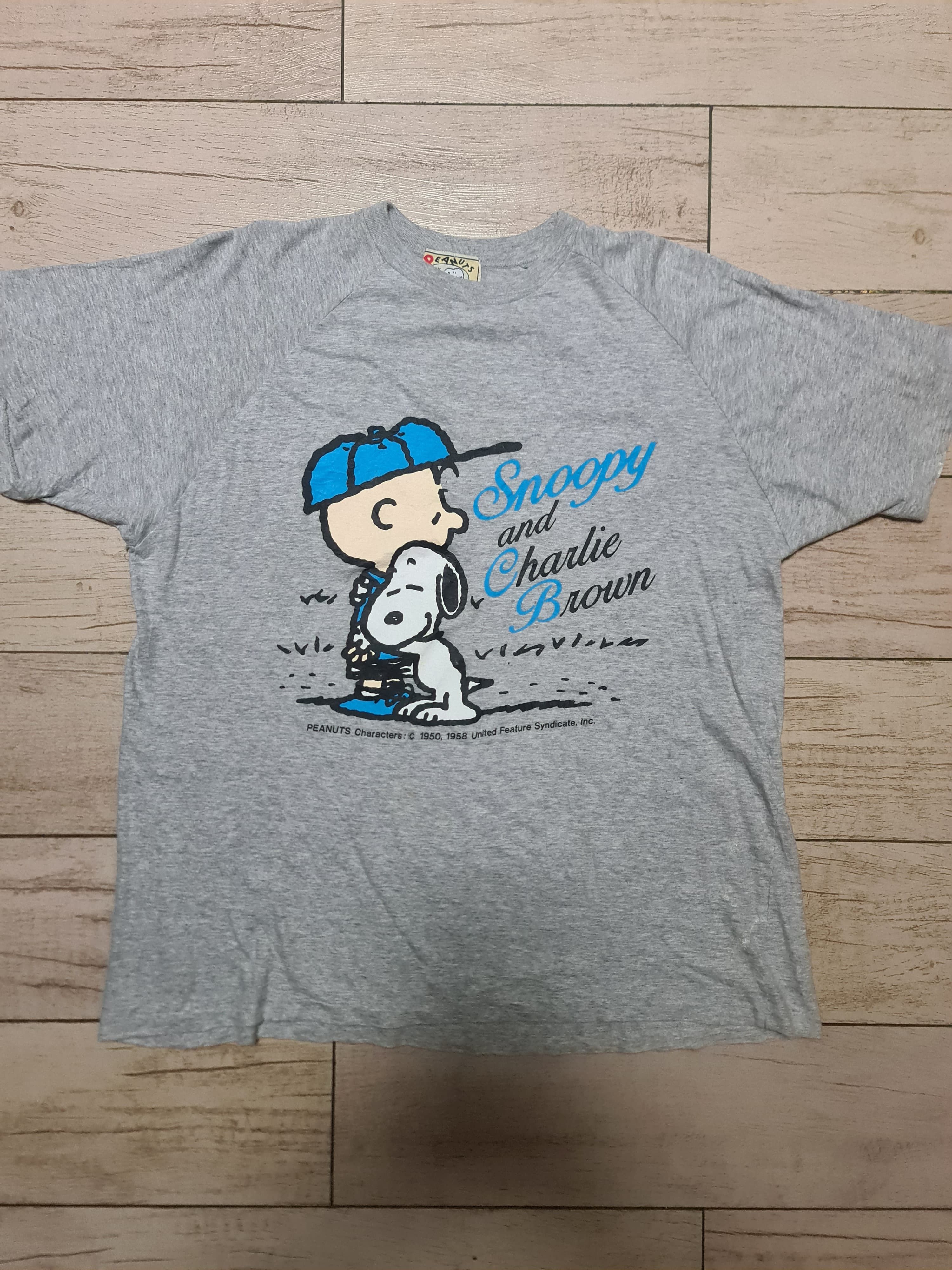 Peanuts × Vintage vintage peanuts tshirt single stitch Size US L / EU 52-54 / 3 - 1 Thumbnail