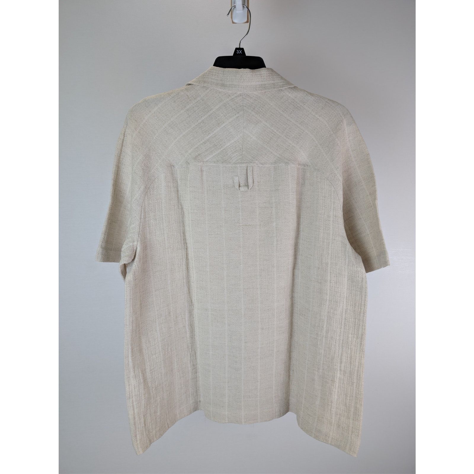 Jacquemus o1rshd1 La Chemise Fonccio camp-collar Button up shirt Beige Size US M / EU 48-50 / 2 - 10 Thumbnail