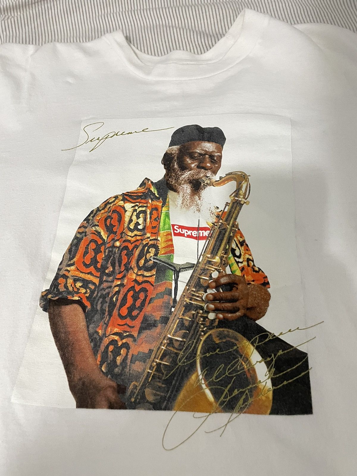 Supreme Supreme Pharoah Sanders Tee L | Grailed