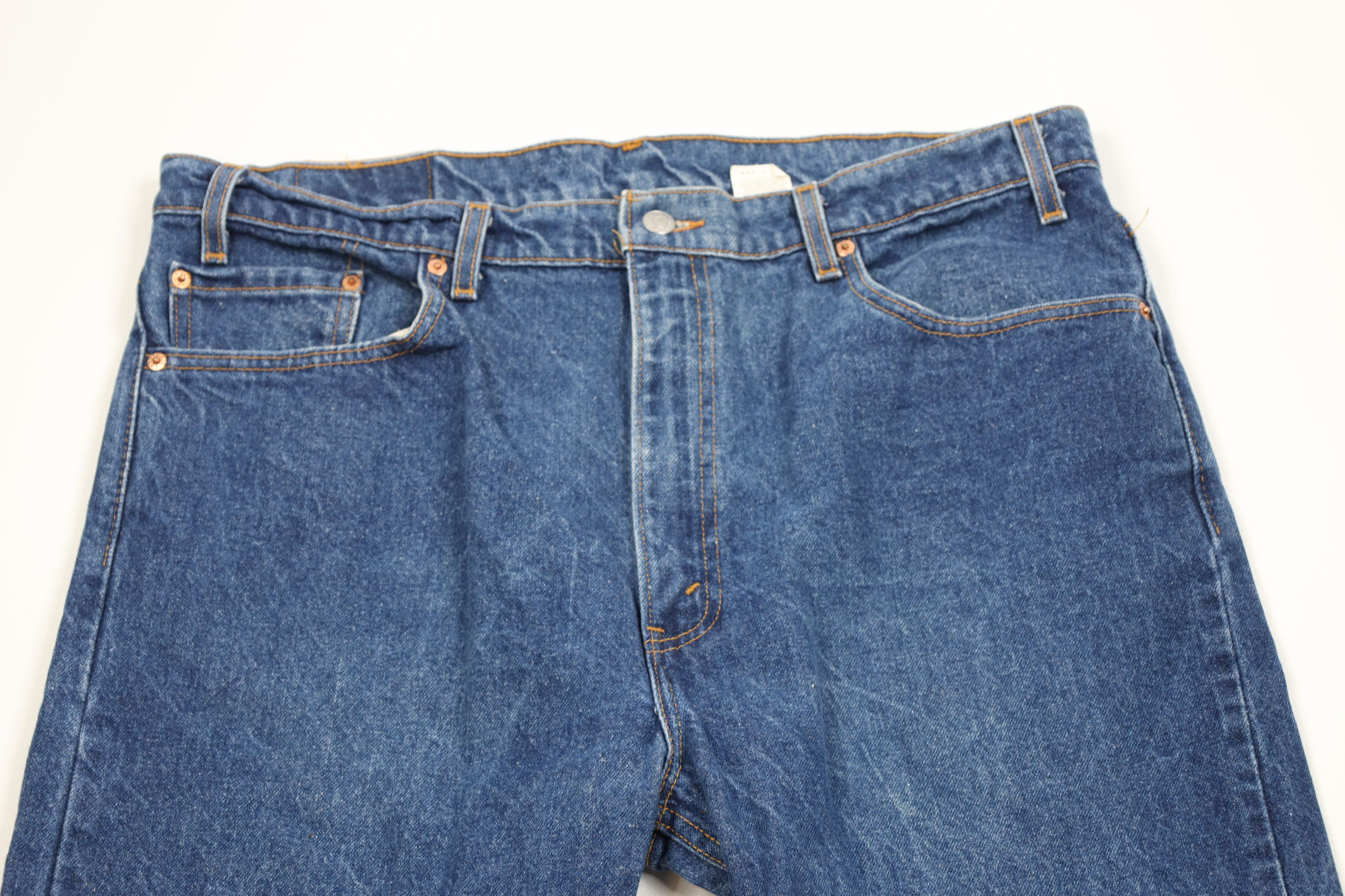 Levi's Vintage 90s Levis 505 Straight Leg Denim Jeans USA Blue Size US 40 / EU 56 - 2 Thumbnail