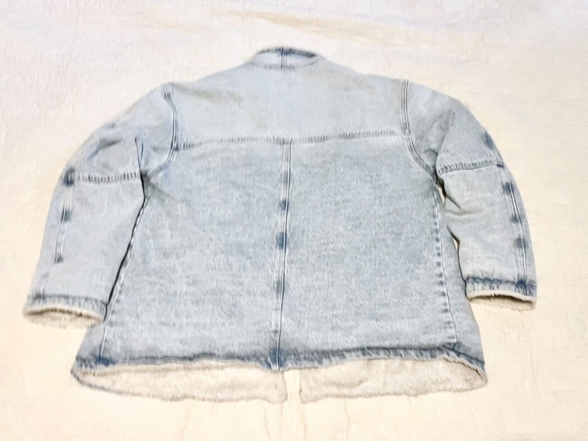 Free People Free People Twisted Heart Shearling Denim Jacket Oversize Size M / US 6-8 / IT 42-44 - 2 Thumbnail