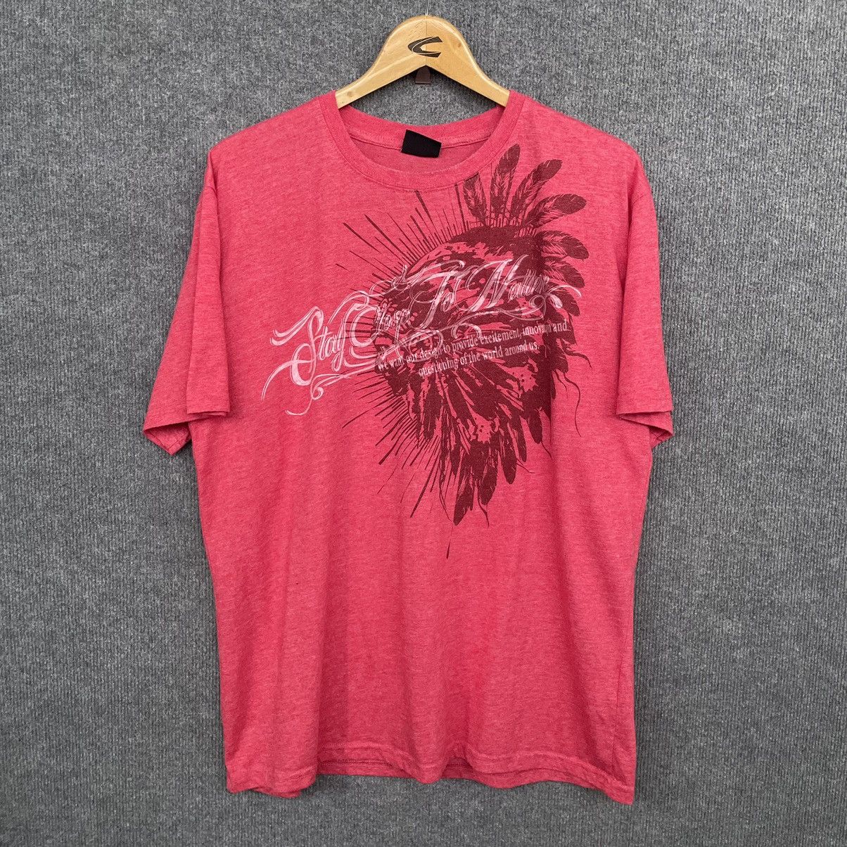 Affliction × Japanese Brand × Native Manhole History Native Cross Apache Affliction Cyber T Shirt Size US XL / EU 56 / 4 - 5 Thumbnail