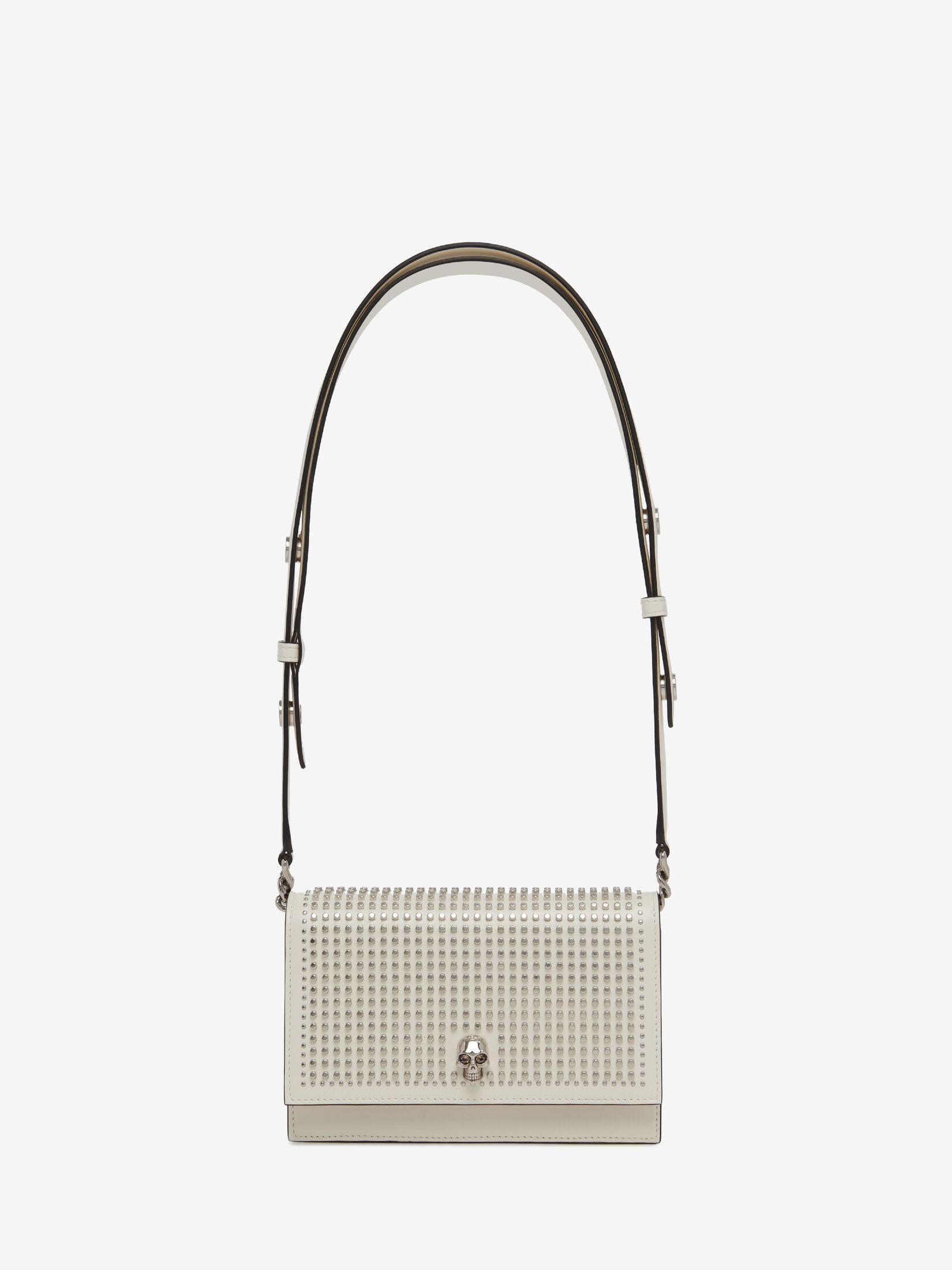 Alexander McQueen o1w1db10925 Size: OS/The Biker Small Skull Bag in White Size ONE SIZE - 5 Thumbnail