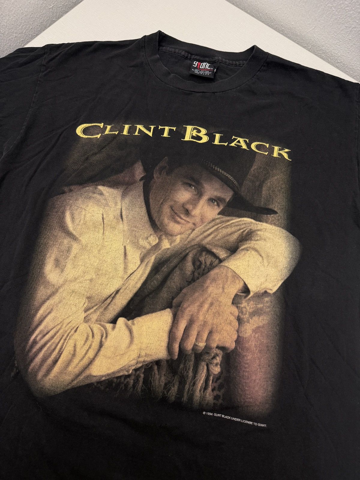Giant Vintage 90s Clint Black Up Close In Concert Tshirt L Country Size US L / EU 52-54 / 3 - 5 Thumbnail