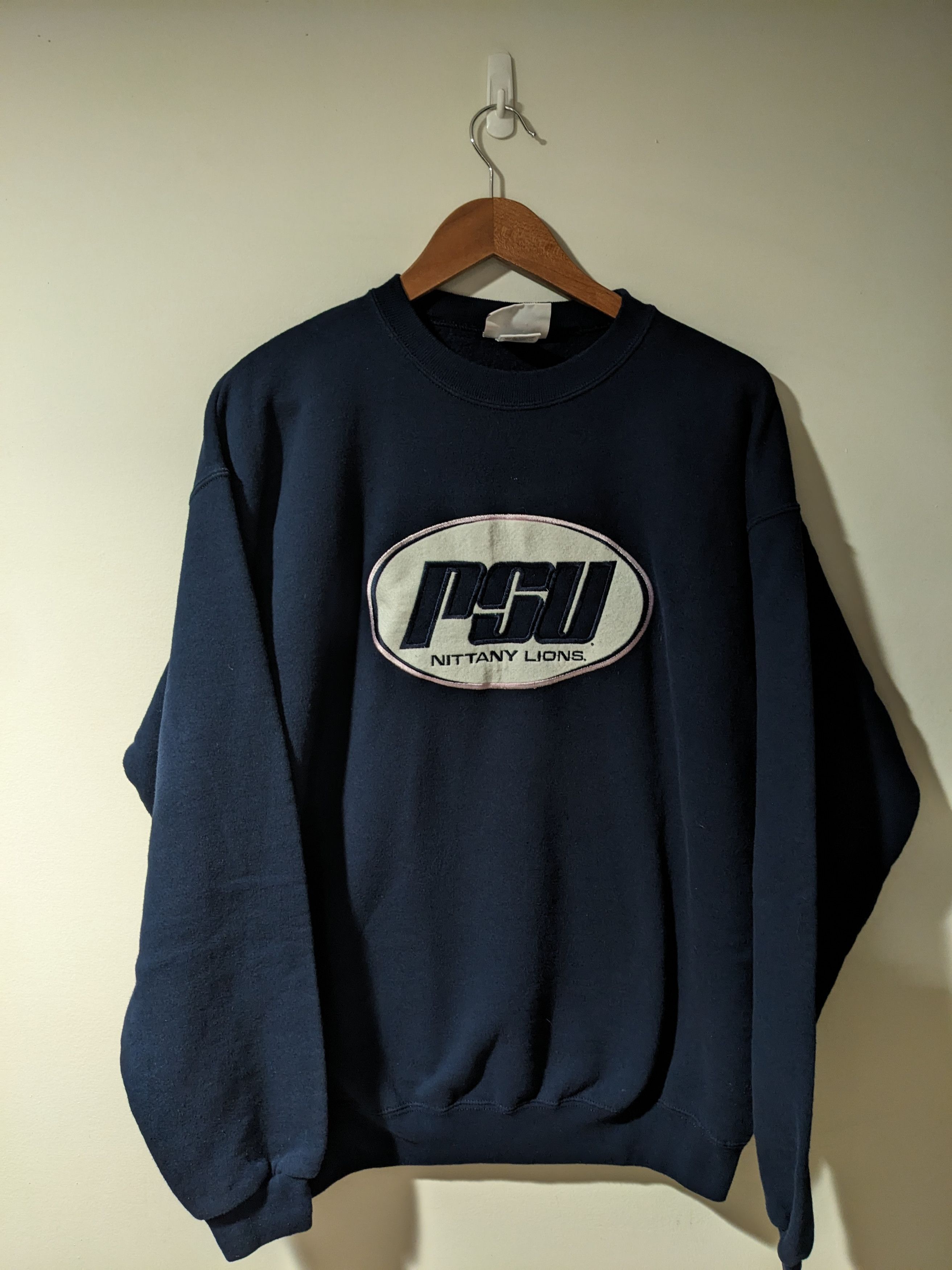 Vintage Vintage 90s Penn State University Nittany Lion Sweatshirt Size US L / EU 52-54 / 3 - 1 Thumbnail