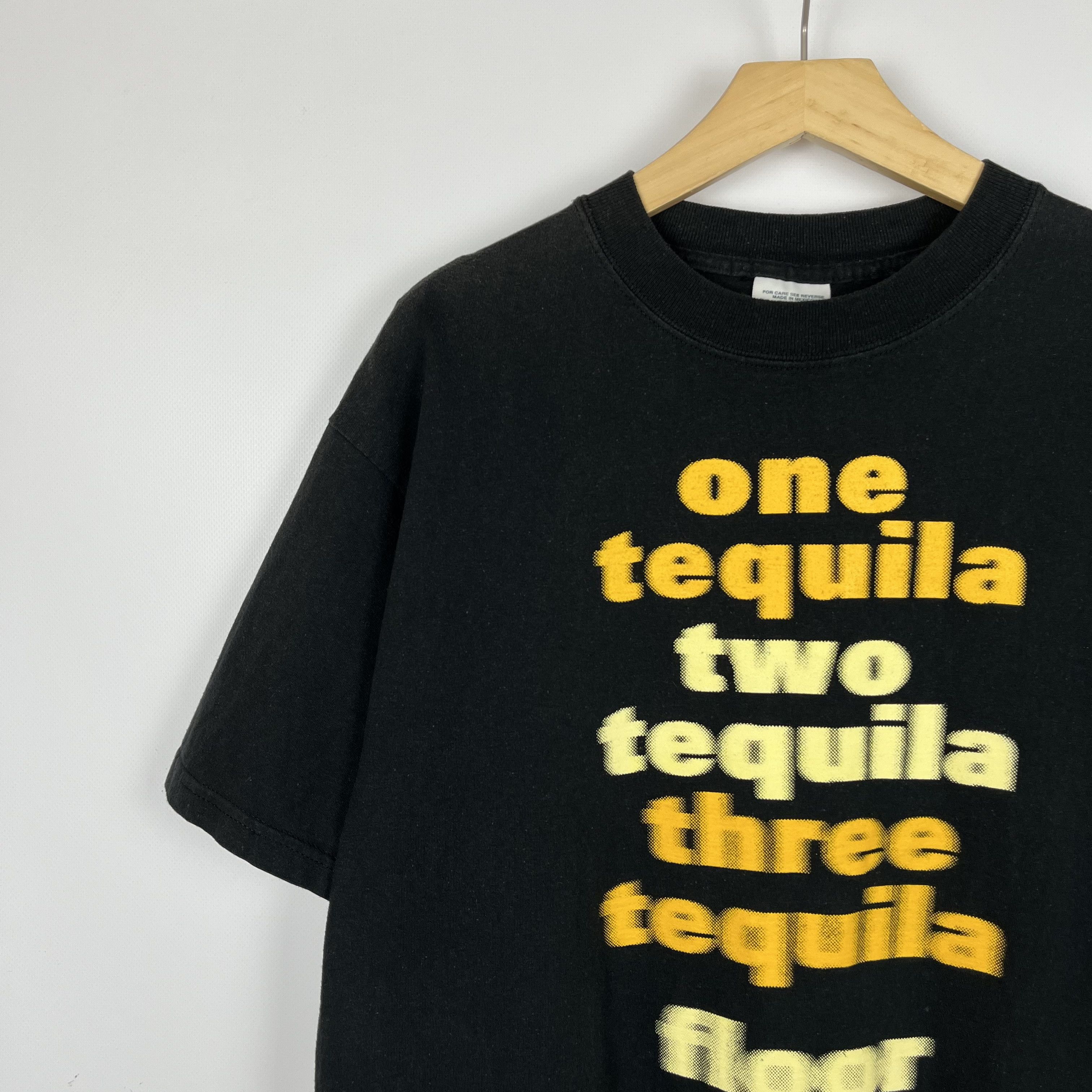 Vintage Vintage One Two Tree Tequila Sunfaded Funny T Shirt 90’s Size US L / EU 52-54 / 3 - 5 Thumbnail
