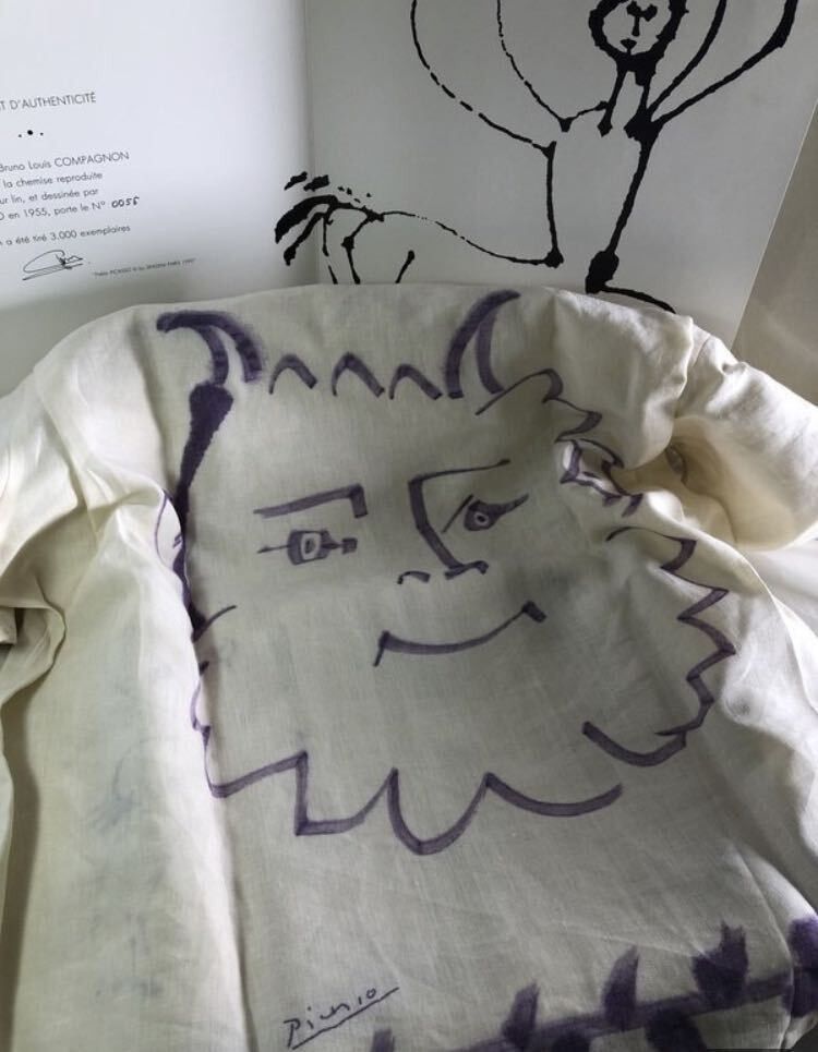 Other Pablo Picasso, Multiple Shirt, Designed by Picasso in 1955 Size US XL / EU 56 / 4 - 7 Thumbnail