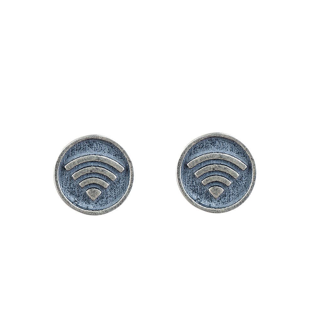 Jewelry Crazy Earrings One Pairs Chrome Jewelry Size ONE SIZE - 5 Thumbnail