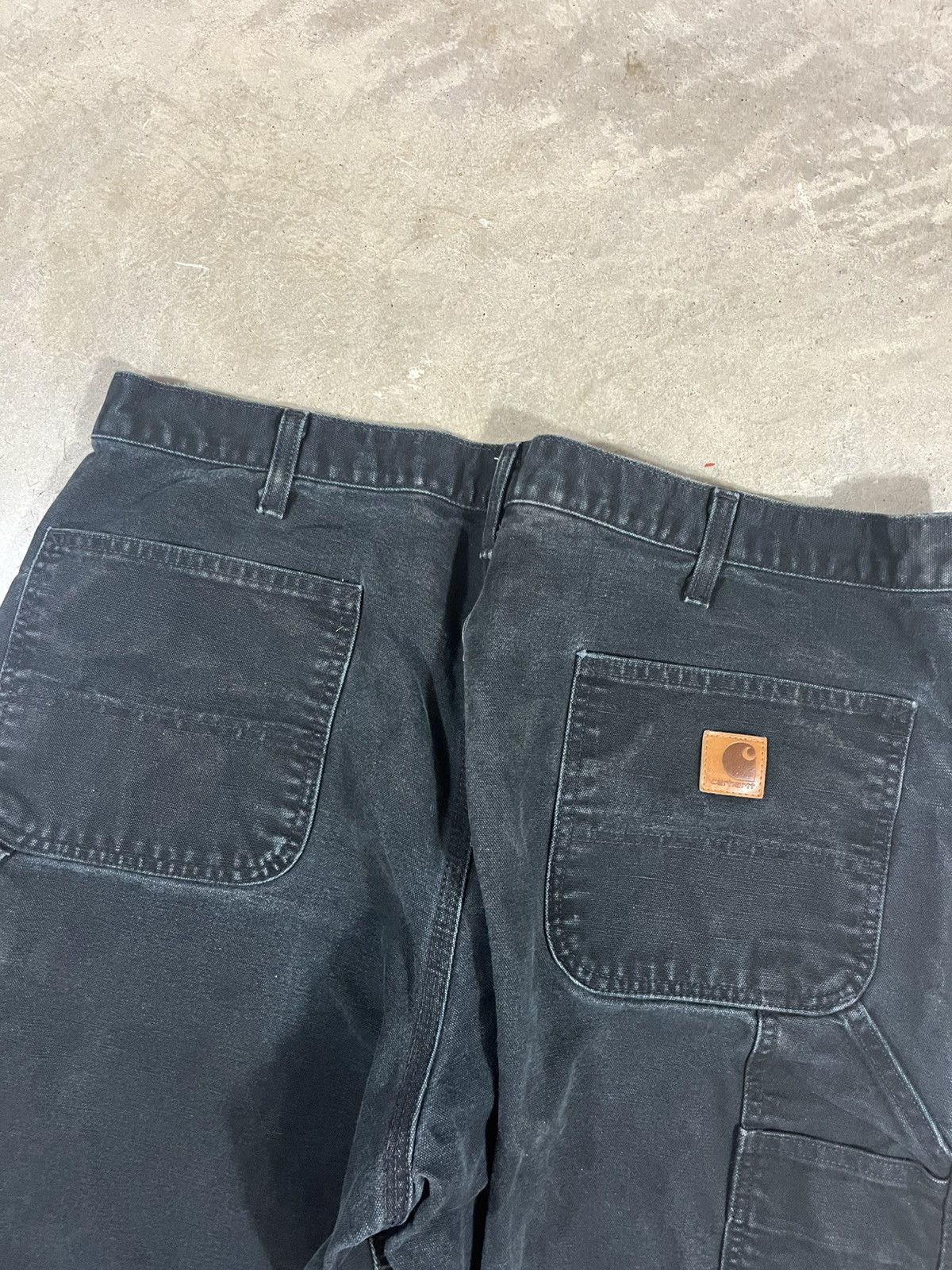 Carhartt Carhartt B11 BLK Work Pants Faded Black 40x30 Size US 40 / EU 56 - 7 Thumbnail