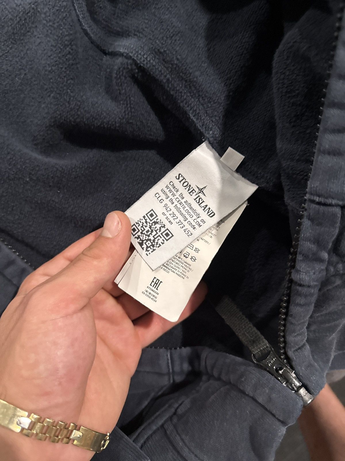 Stone Island Stone Island zip up hoodie. Size US L / EU 52-54 / 3 - 2 Thumbnail