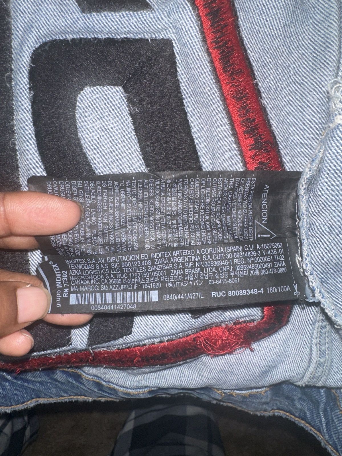 Rhude RHUDE CROPPED DENIM JACKET Size US M / EU 48-50 / 2 - 4 Thumbnail